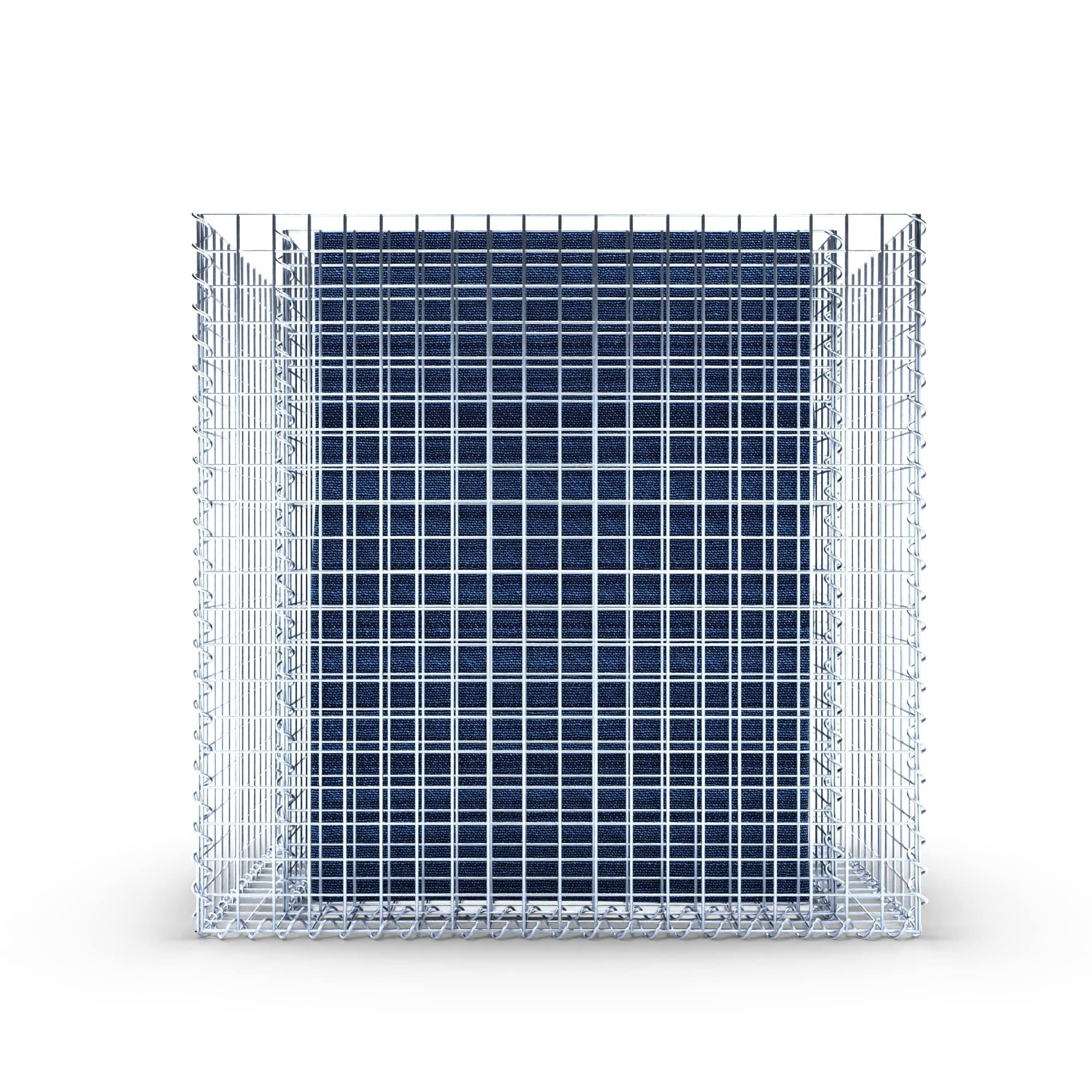 Højbed firkantet 100 cm x 100 cm x 60 cm (L x H x D), maskestørrelse 5 x 5 cm, vægtykkelse 10 cm