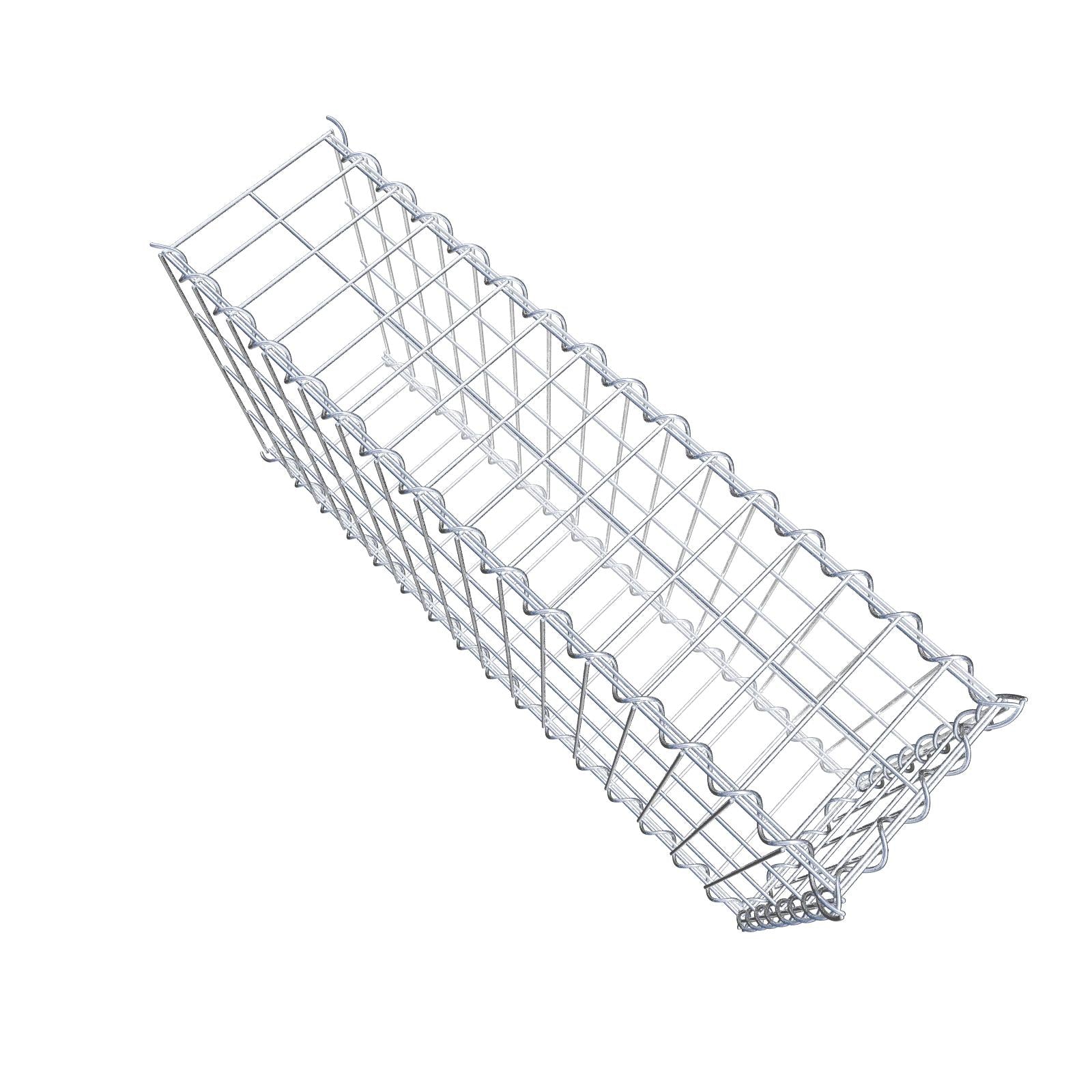 Gavión complementario tipo 2 80 cm x 40 cm x 20 cm (L x A x P), malla 5 cm x 10 cm, espiral