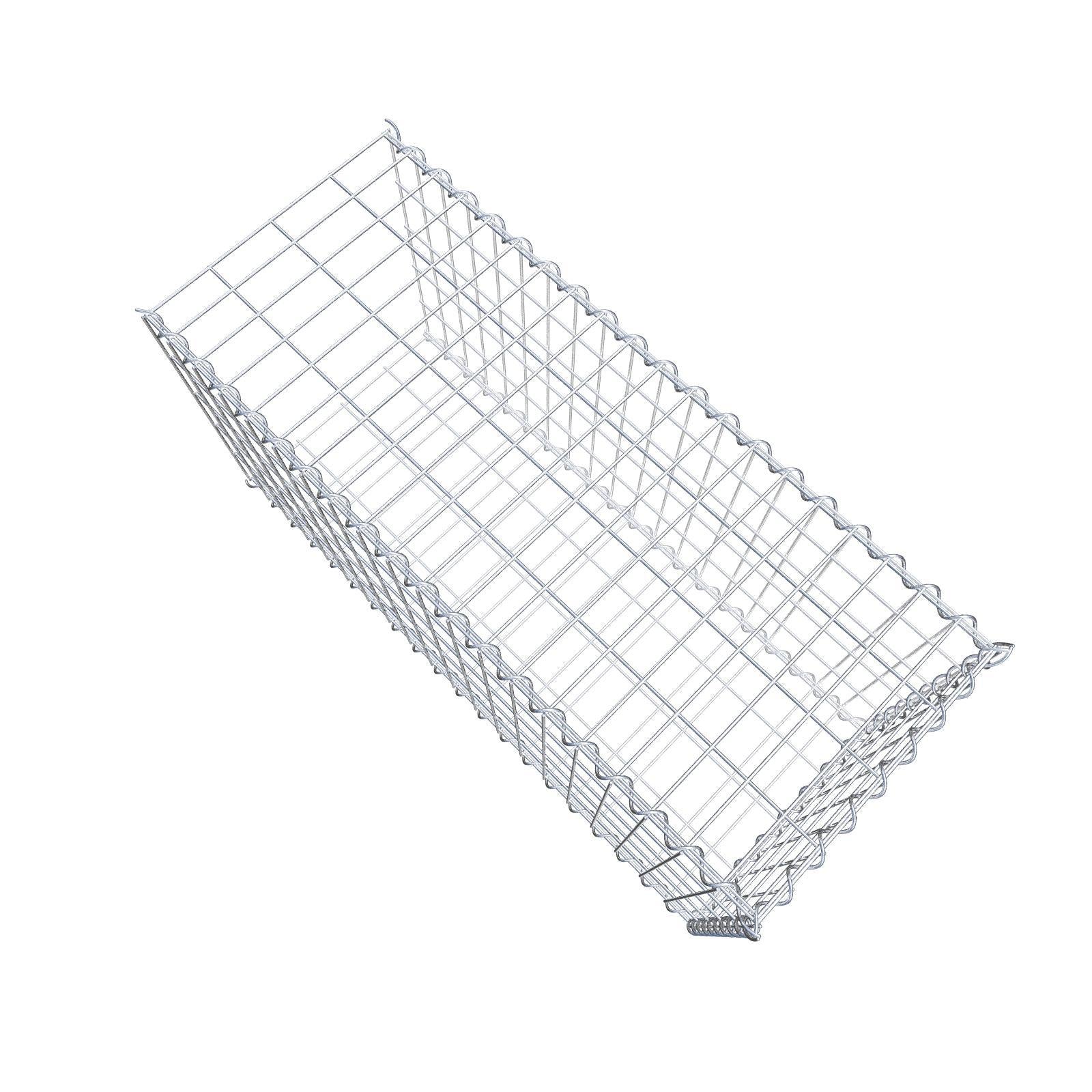 Add-on schanskorf type 2 100 cm x 50 cm x 40 cm (L x H x D), maaswijdte 5 cm x 10 cm, spiraalvormig