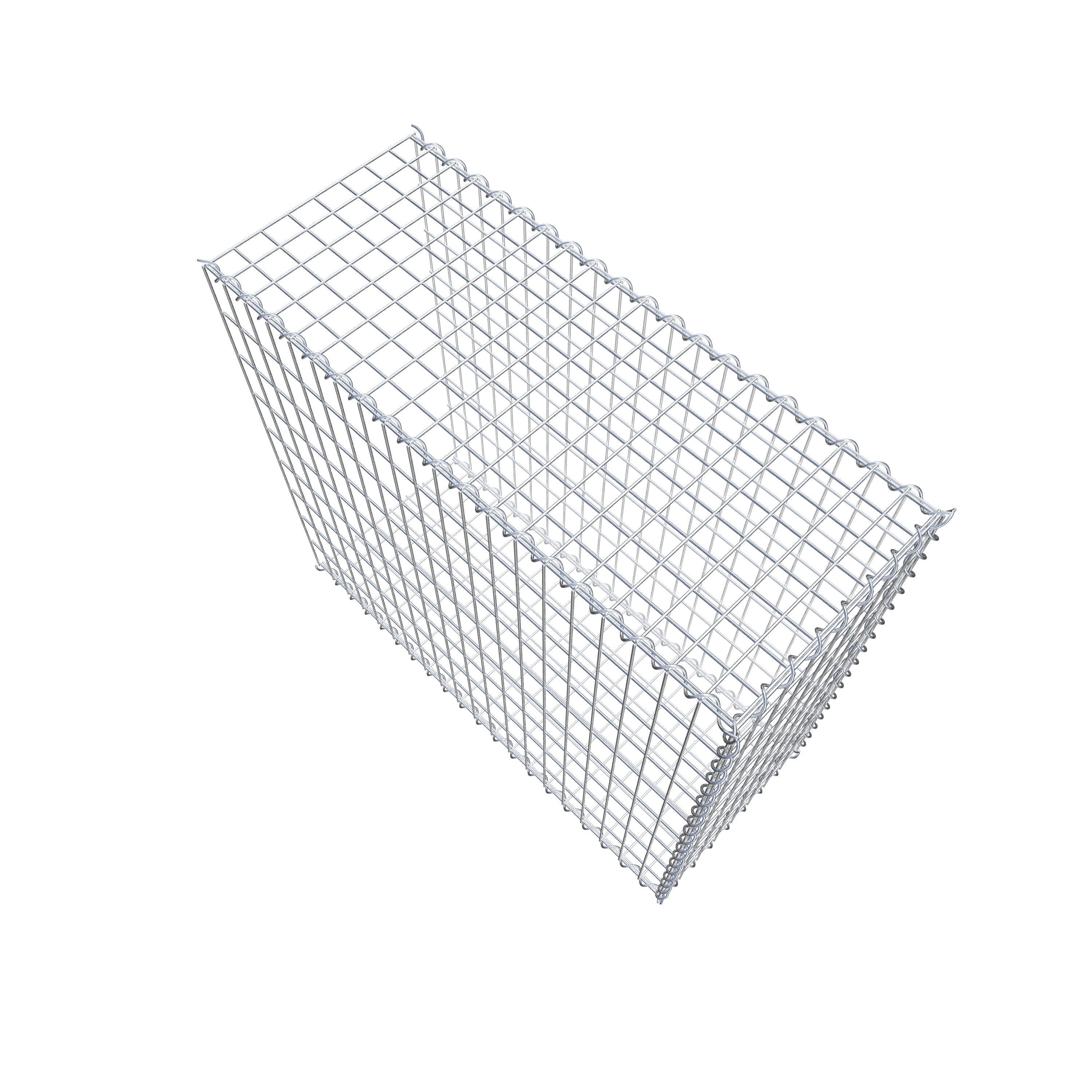 Gavión complementario tipo 2 100 cm x 90 cm x 40 cm (L x A x P), luz de malla 5 cm x 10 cm, en espiral