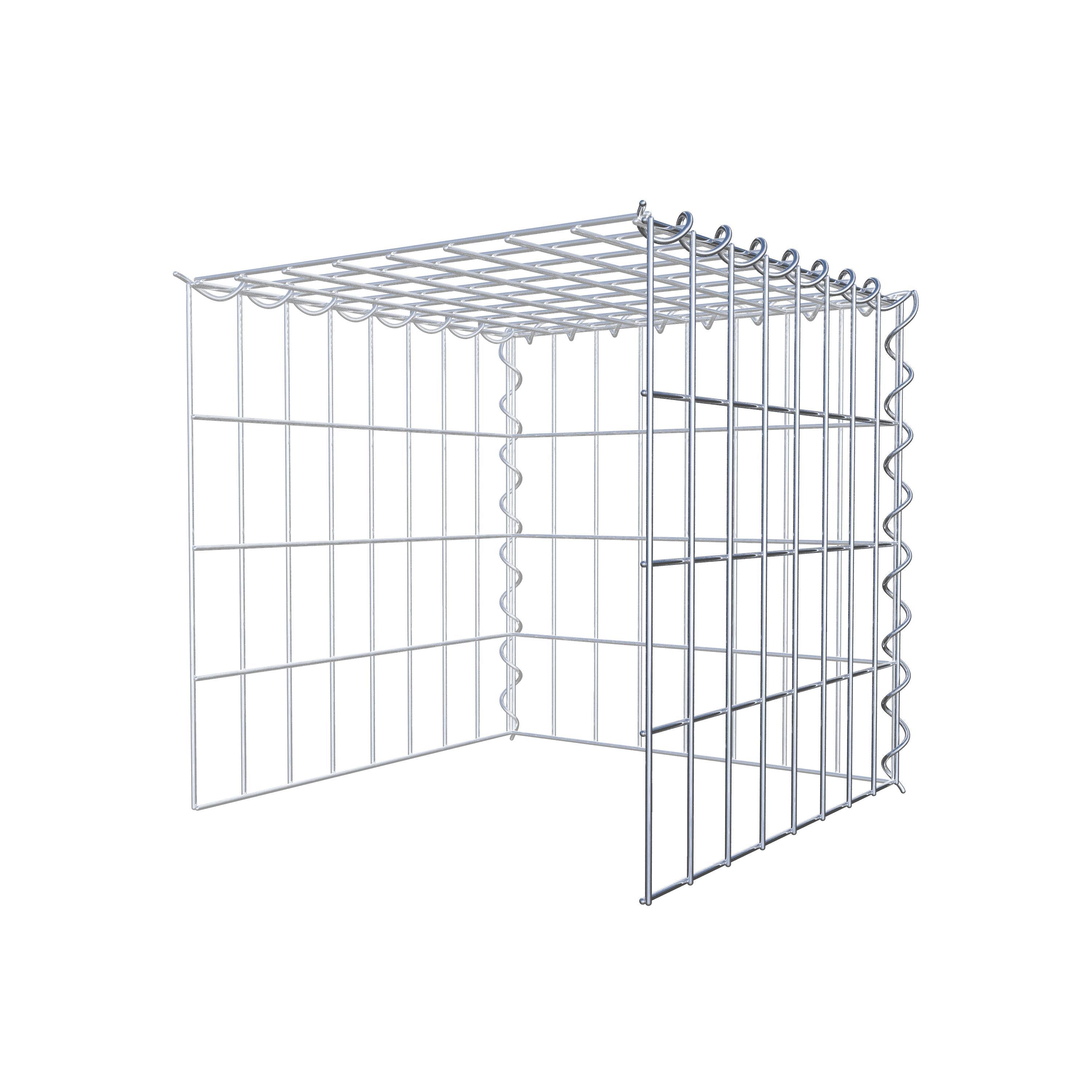 Gavión adicional tipo 4 40 cm x 40 cm x 40 cm (L x A x P), malla 5 cm x 10 cm, en espiral