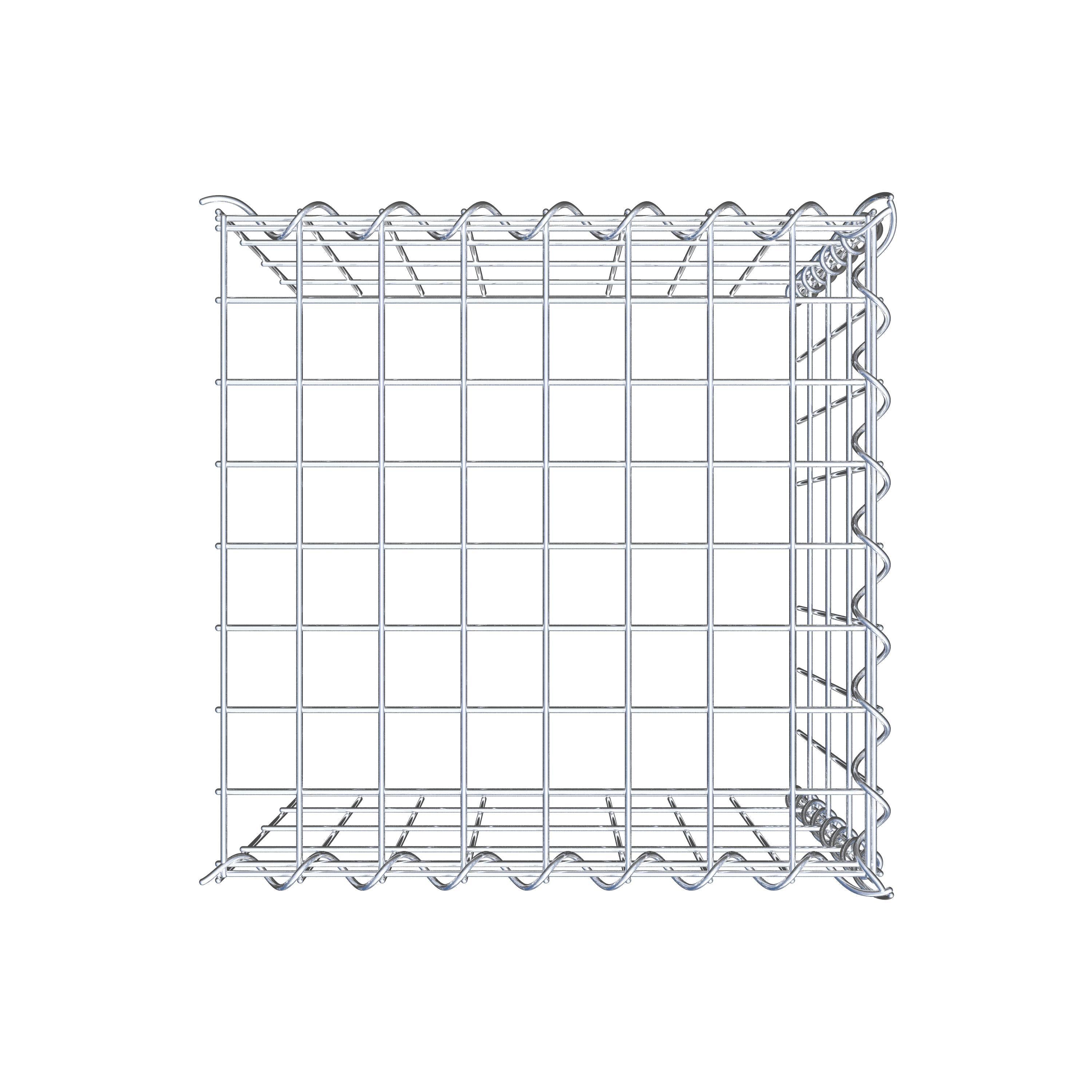 Gavión adicional tipo 4 40 cm x 40 cm x 40 cm (L x A x P), malla 5 cm x 10 cm, en espiral