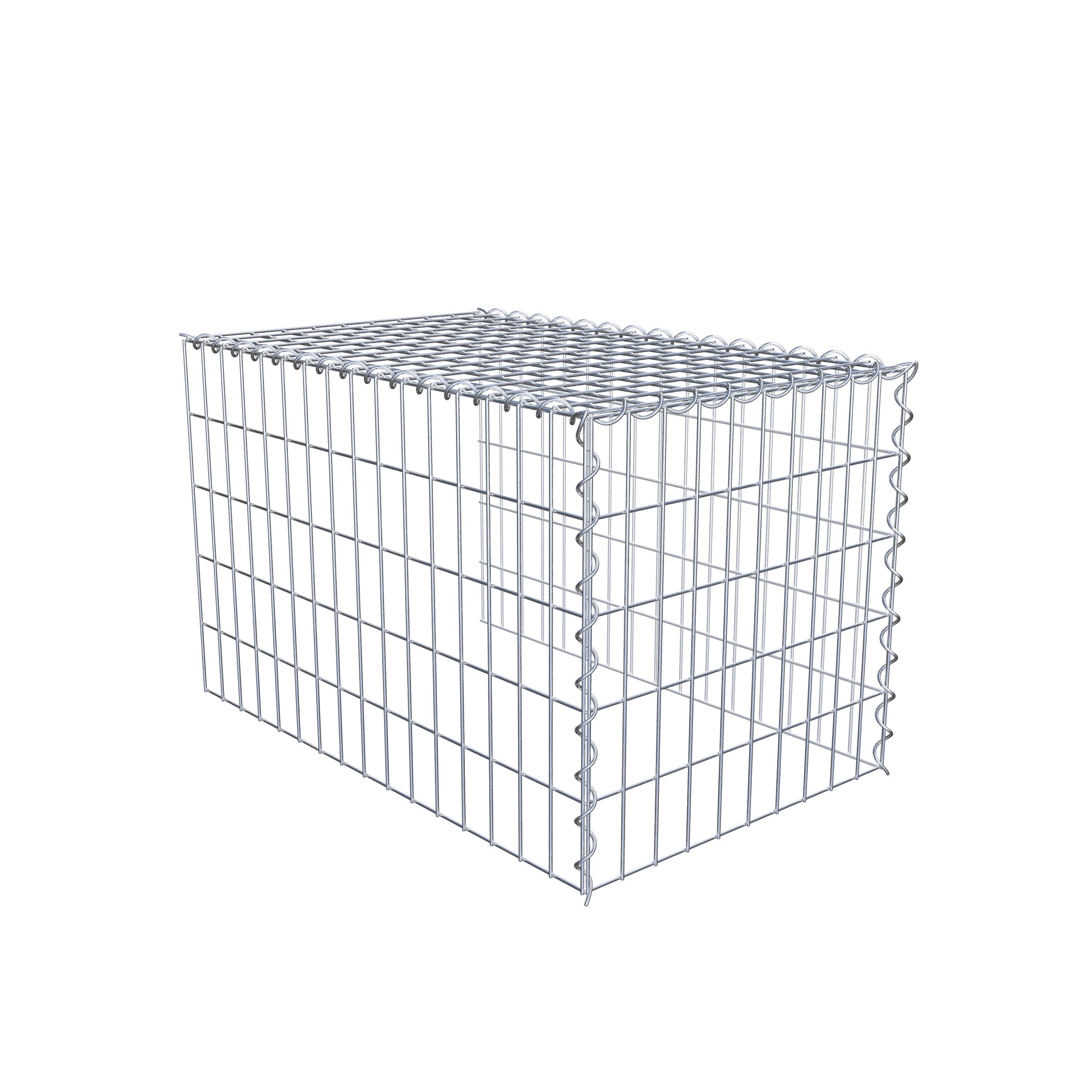 Add-on schanskorf type 4 80 cm x 50 cm x 50 cm (L x H x D), maaswijdte 5 cm x 10 cm, spiraalvormig