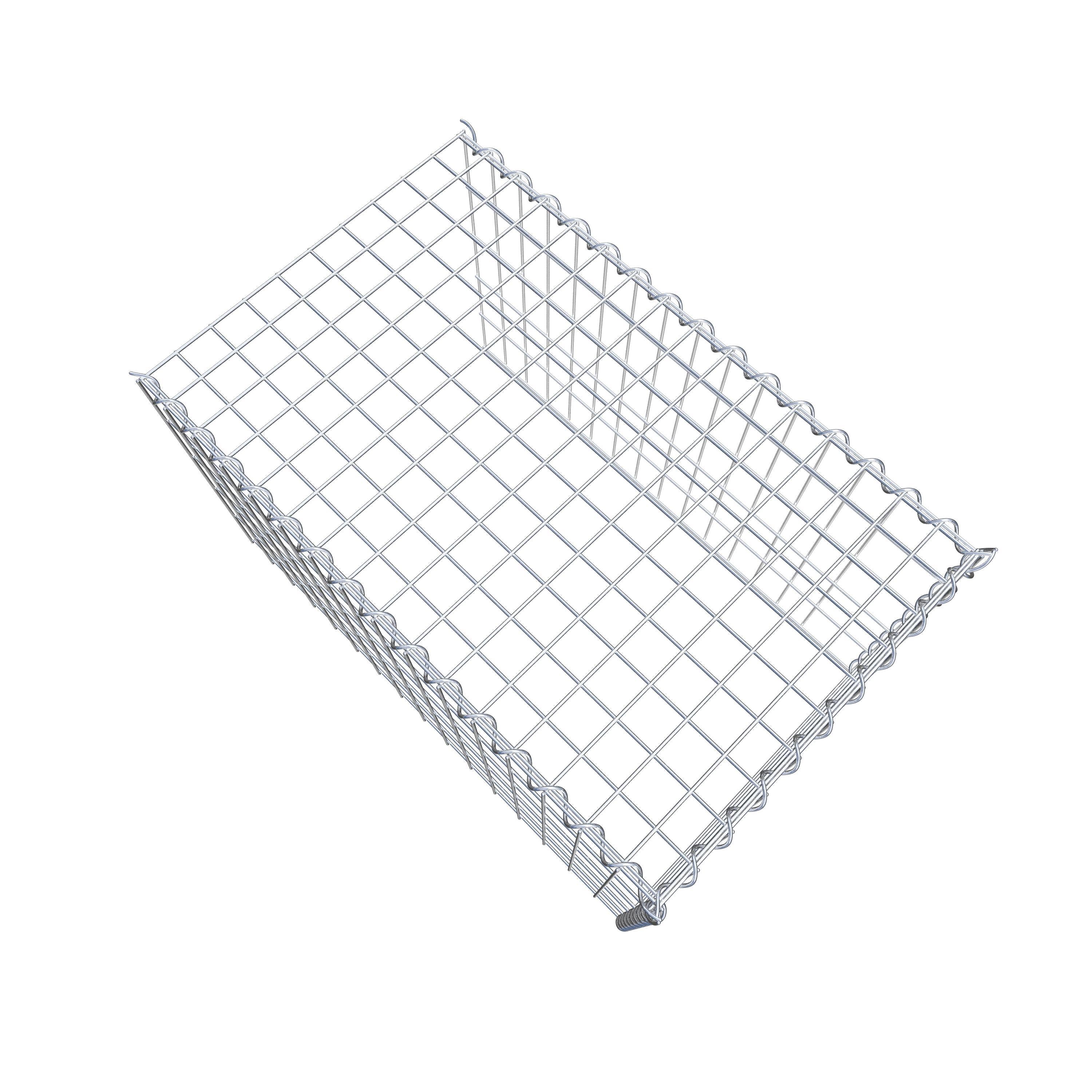 Add-on schanskorf type 4 80 cm x 50 cm x 50 cm (L x H x D), maaswijdte 5 cm x 10 cm, spiraalvormig