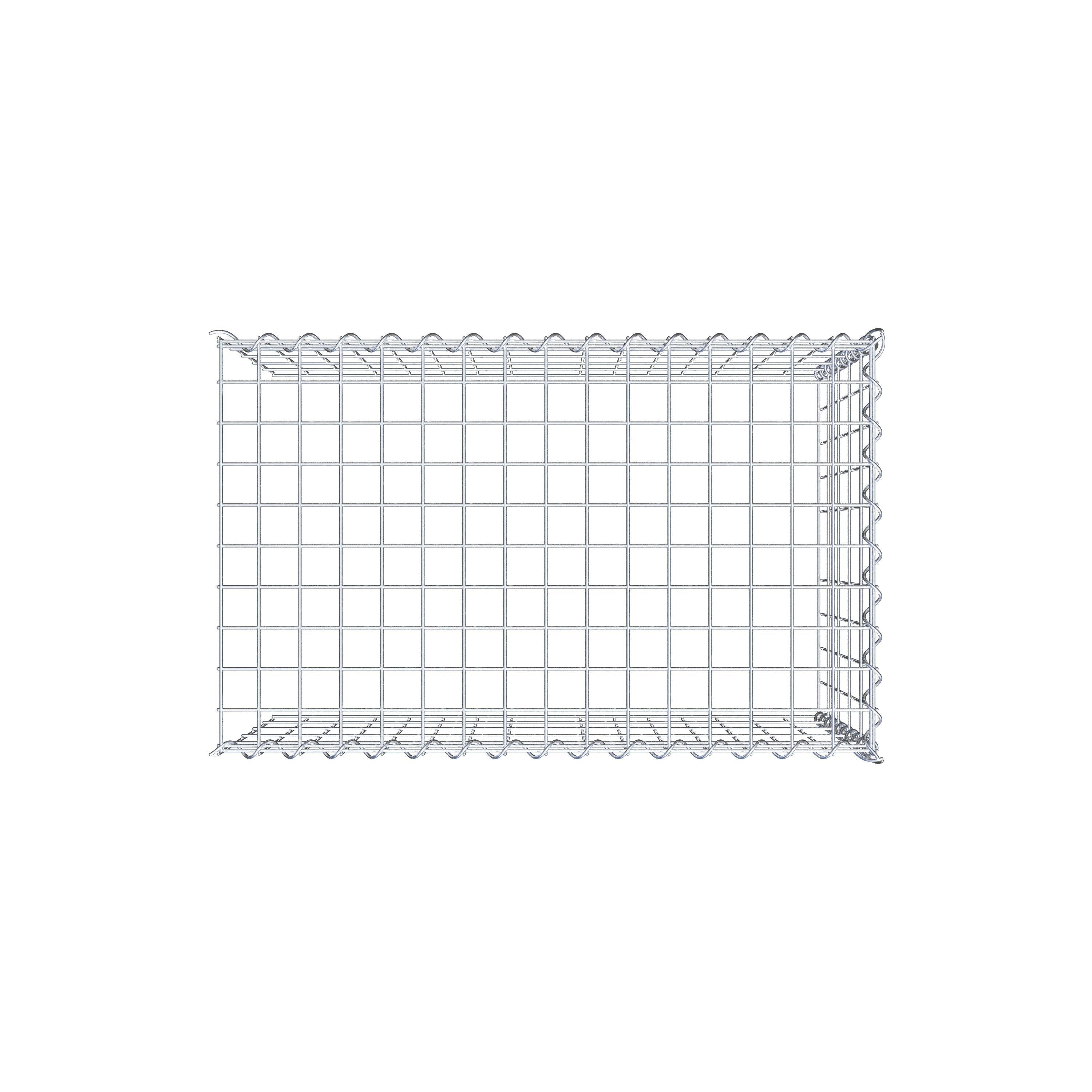 Add-on schanskorf type 4 80 cm x 50 cm x 50 cm (L x H x D), maaswijdte 5 cm x 10 cm, spiraalvormig