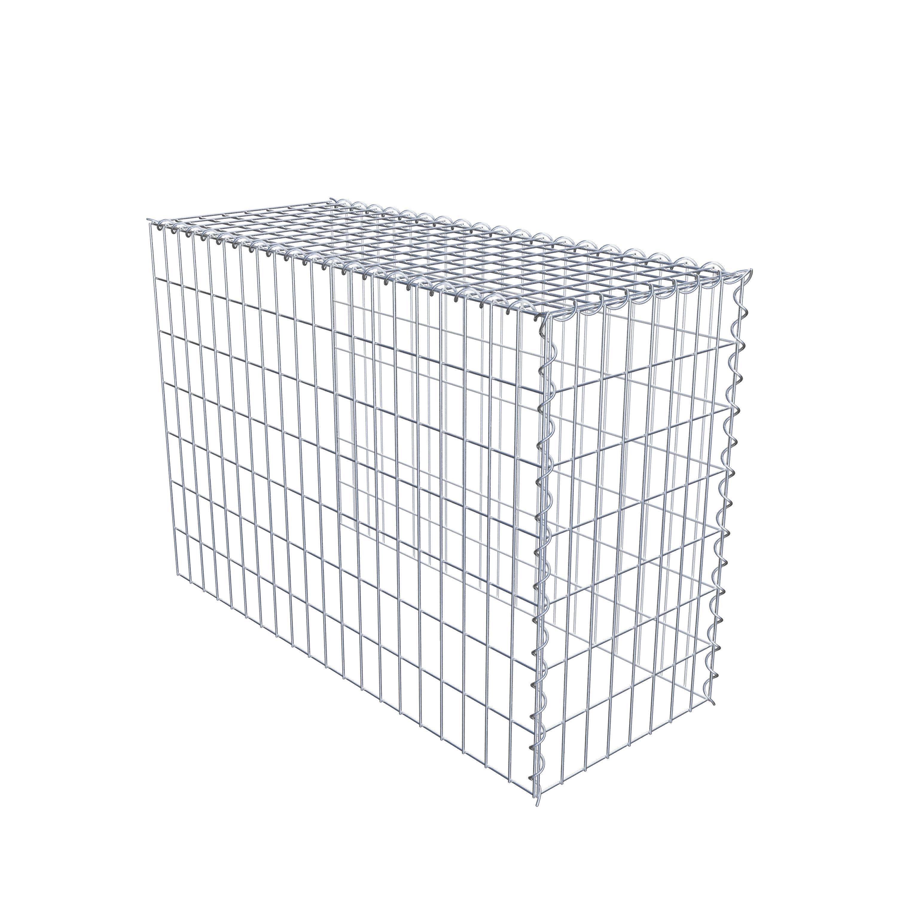 Add-on schanskorf type 4 100 cm x 70 cm x 40 cm (L x H x D), maaswijdte 5 cm x 10 cm, spiraalvormig