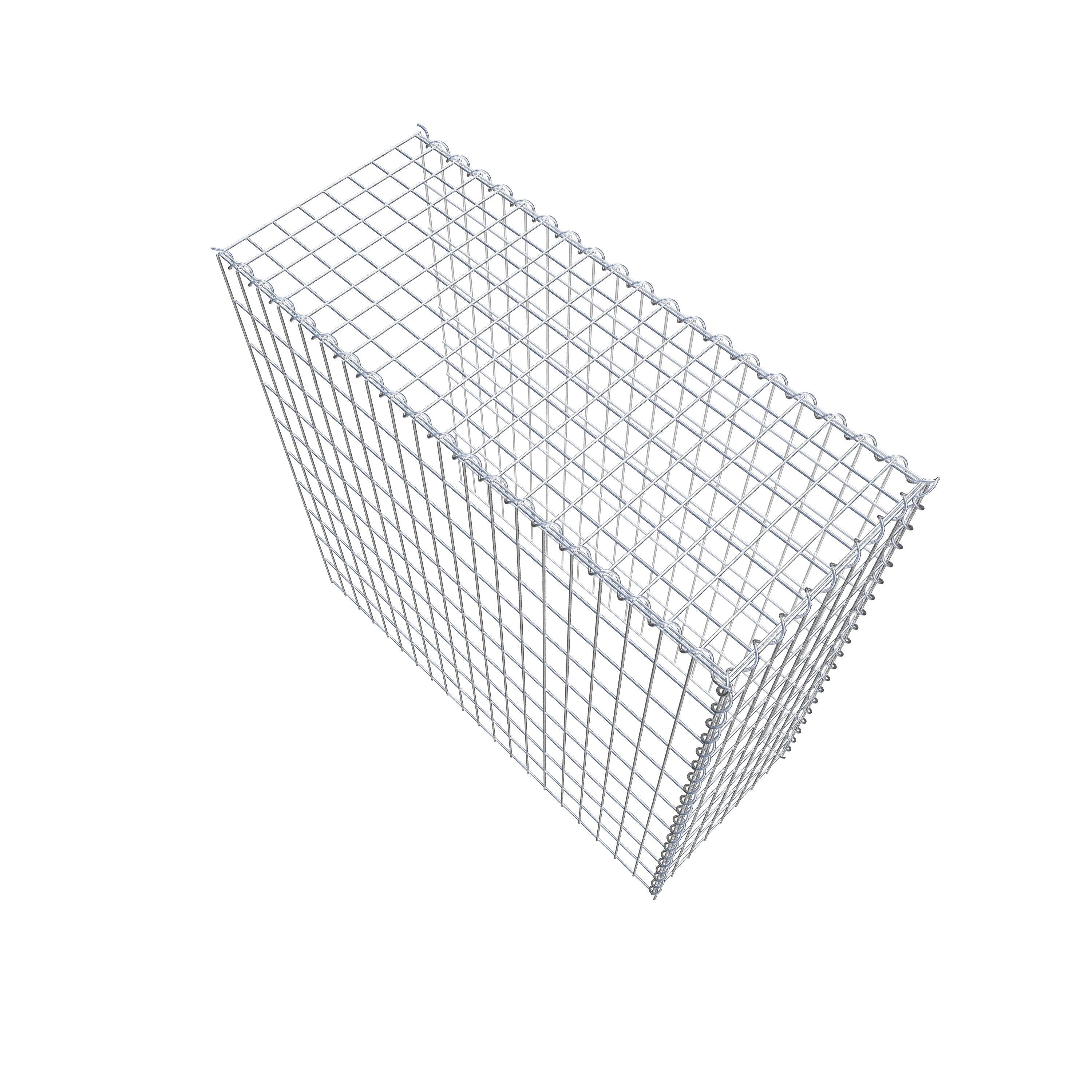 Gavión complementario tipo 4 100 cm x 100 cm x 40 cm (L x A x P), malla 5 cm x 10 cm, espiral