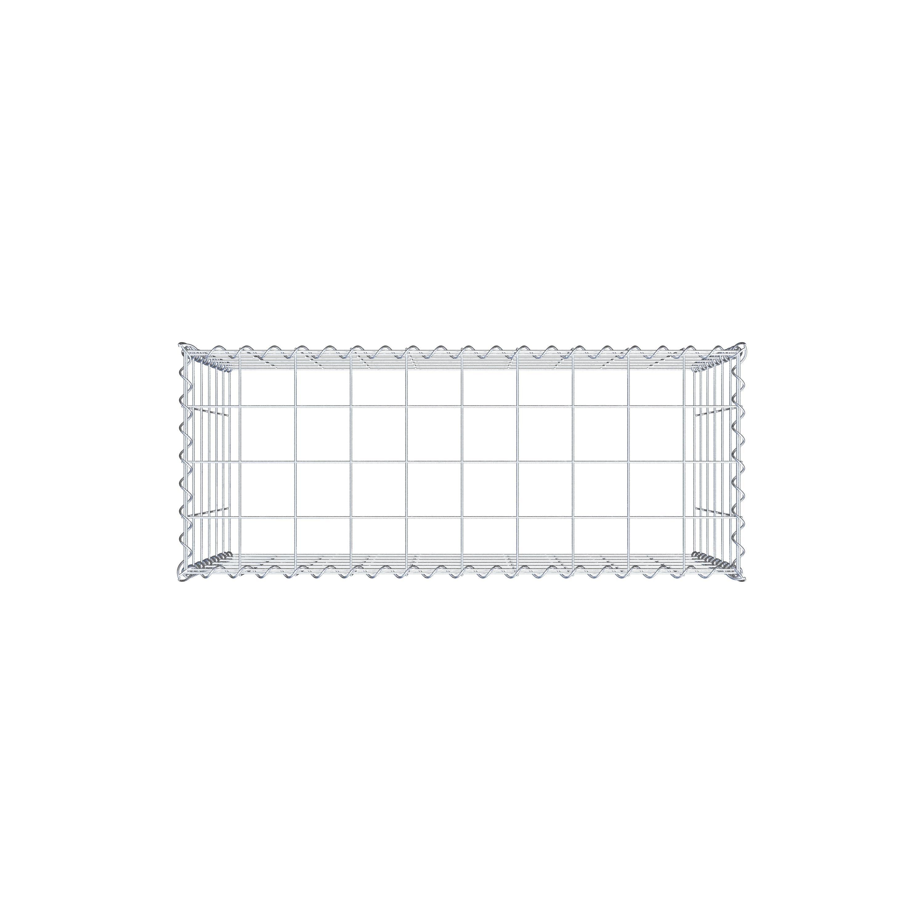 Gavión complementario tipo 3 100 cm x 60 cm x 40 cm (L x A x P), malla 10 cm x 10 cm, espiral