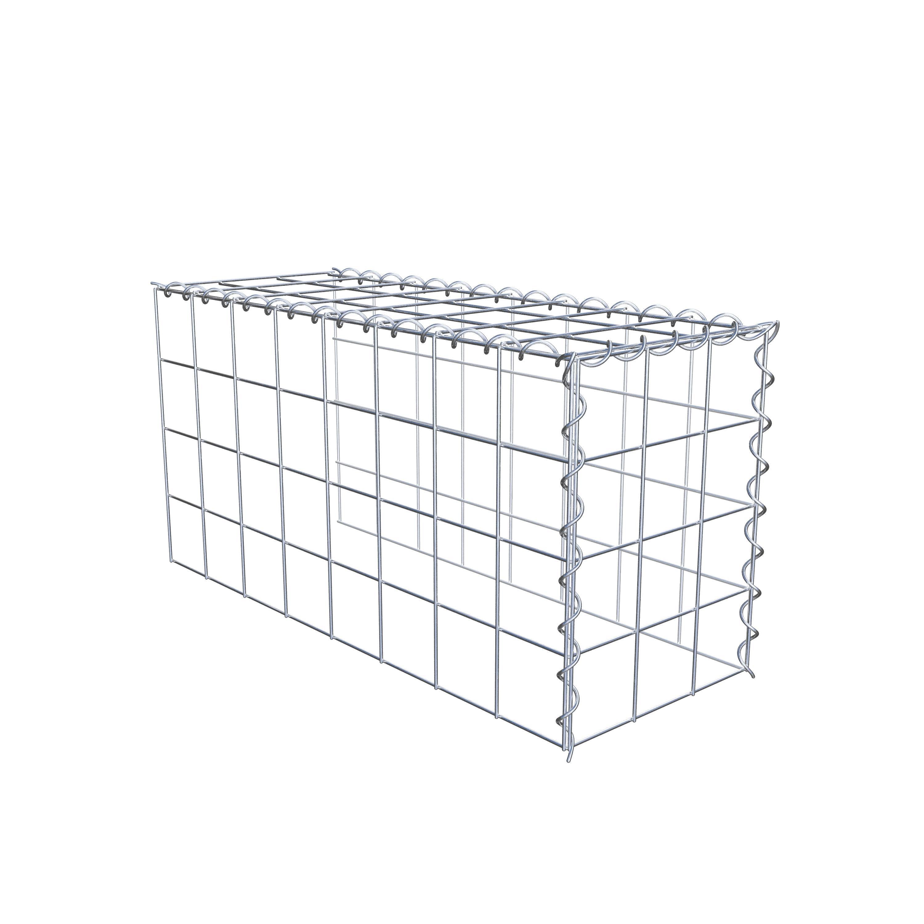 Gavión adicional tipo 4 80 cm x 40 cm x 30 cm (L x A x P), malla 10 cm x 10 cm, en espiral