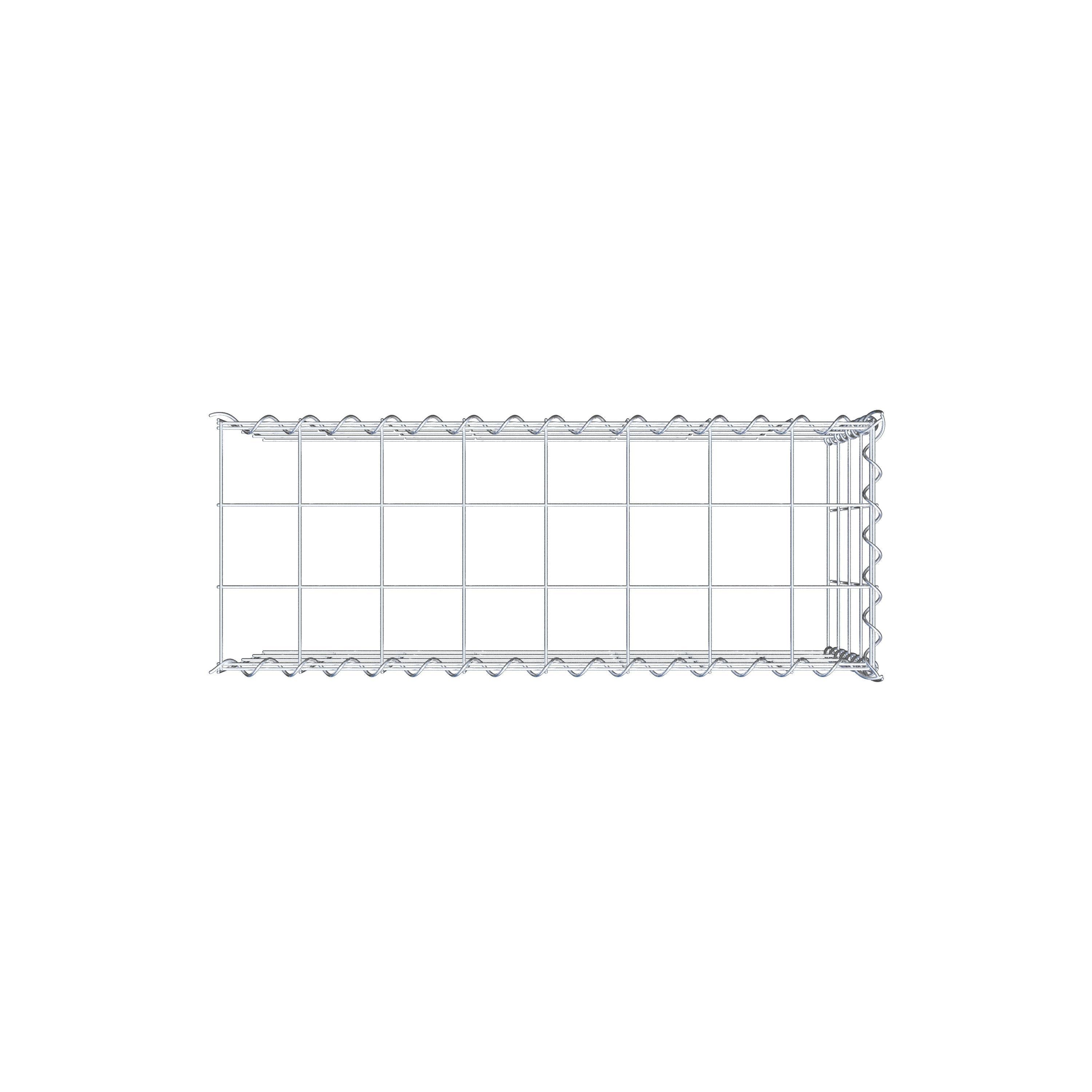 Gavión adicional tipo 4 80 cm x 40 cm x 30 cm (L x A x P), malla 10 cm x 10 cm, en espiral