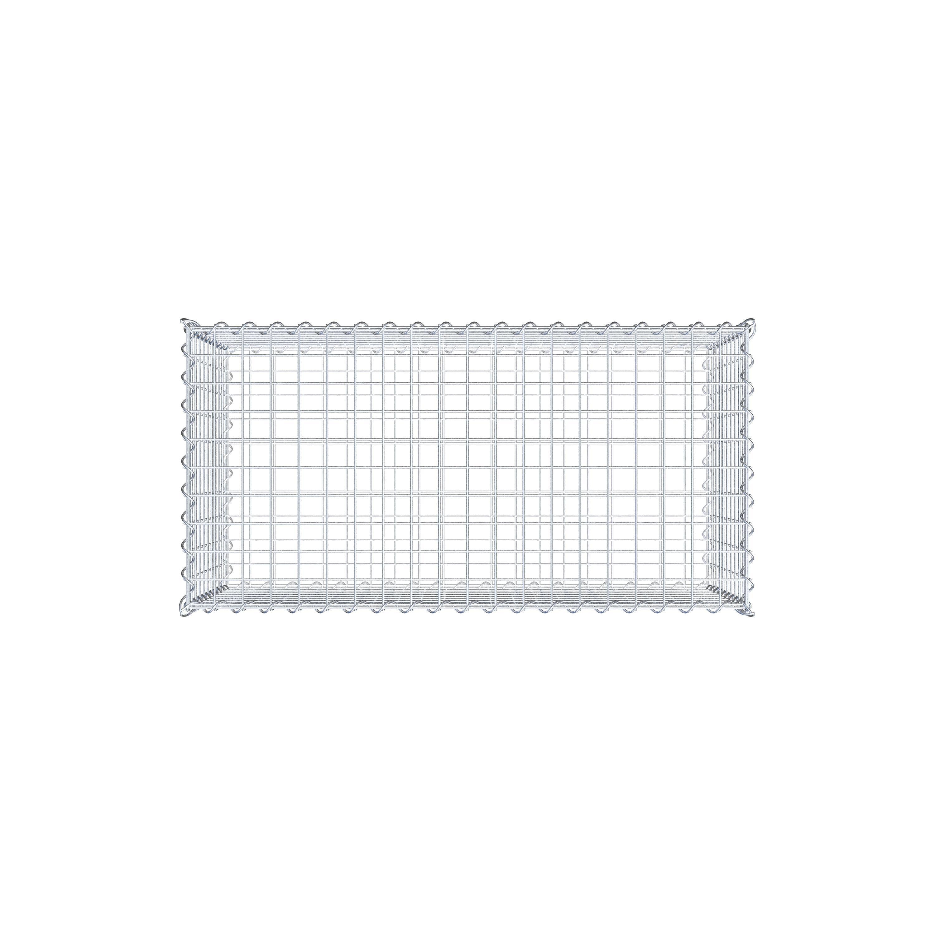 Gabion 100 cm x 50 cm x 50 cm (L x H x D), mesh size 5 cm x 5 cm, spiral