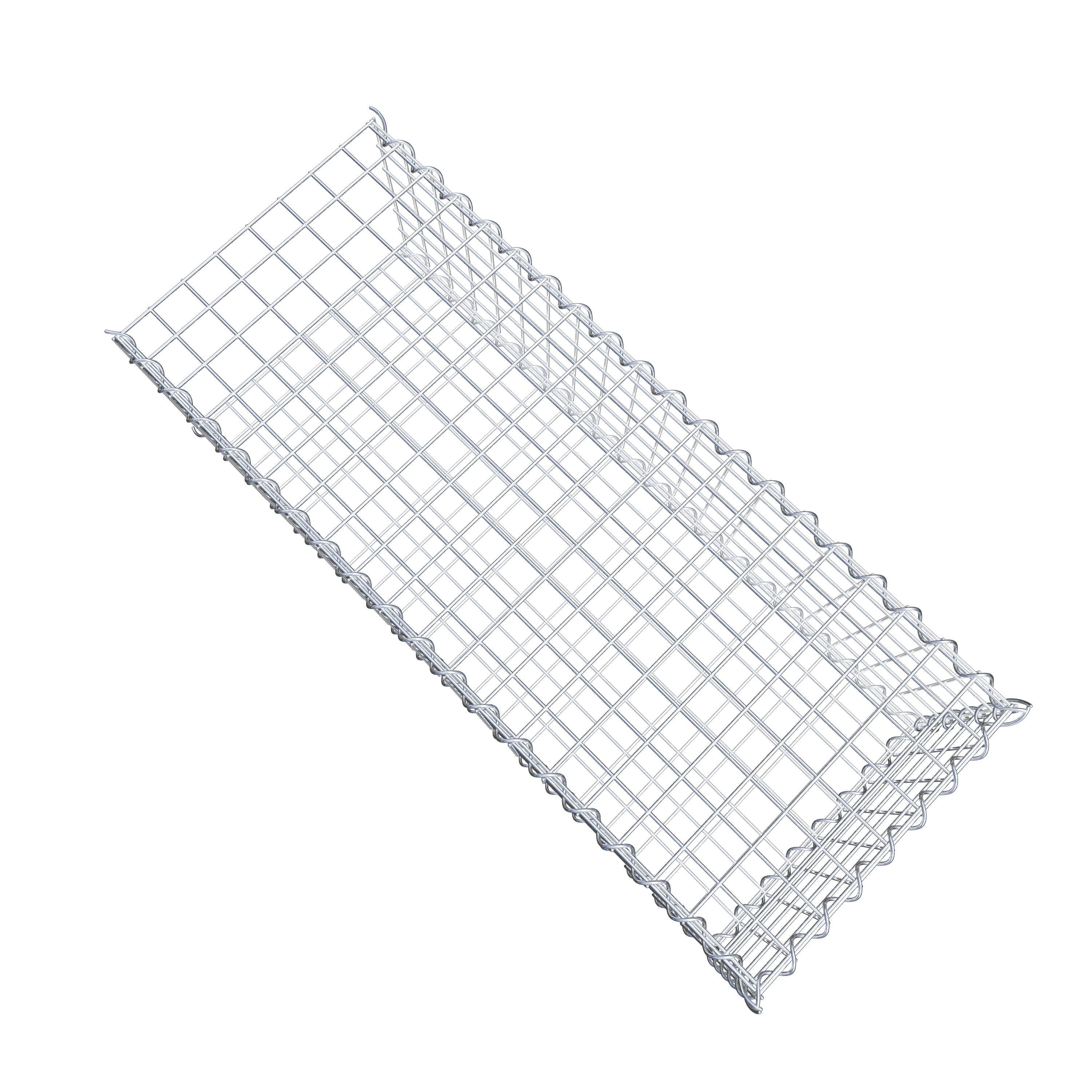 Gavión complementario tipo 2 100 cm x 30 cm x 40 cm (L x A x P), malla 5 cm x 5 cm, espiral