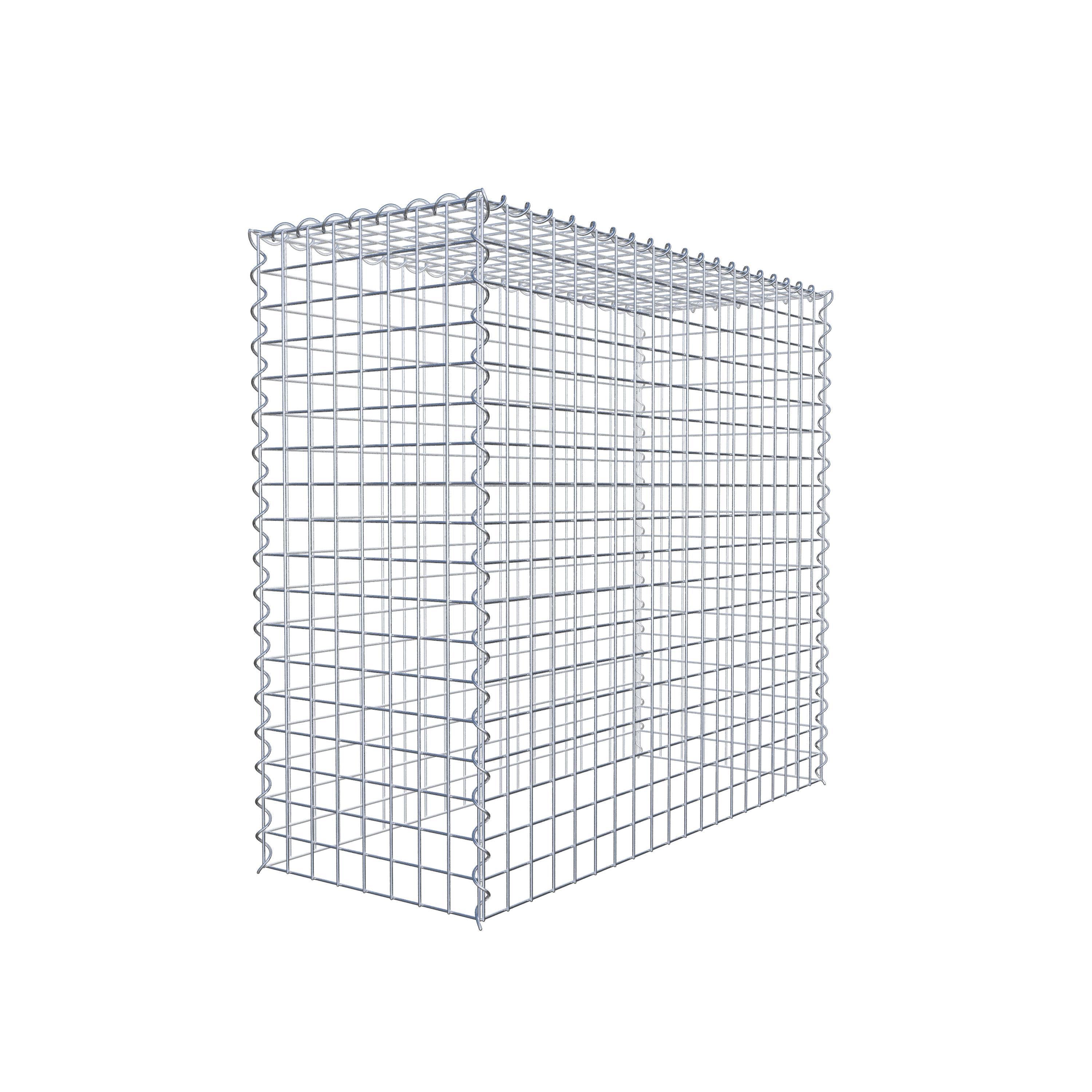 Gavión complementario tipo 3 100 cm x 90 cm x 40 cm (L x A x P), malla 5 cm x 5 cm, espiral