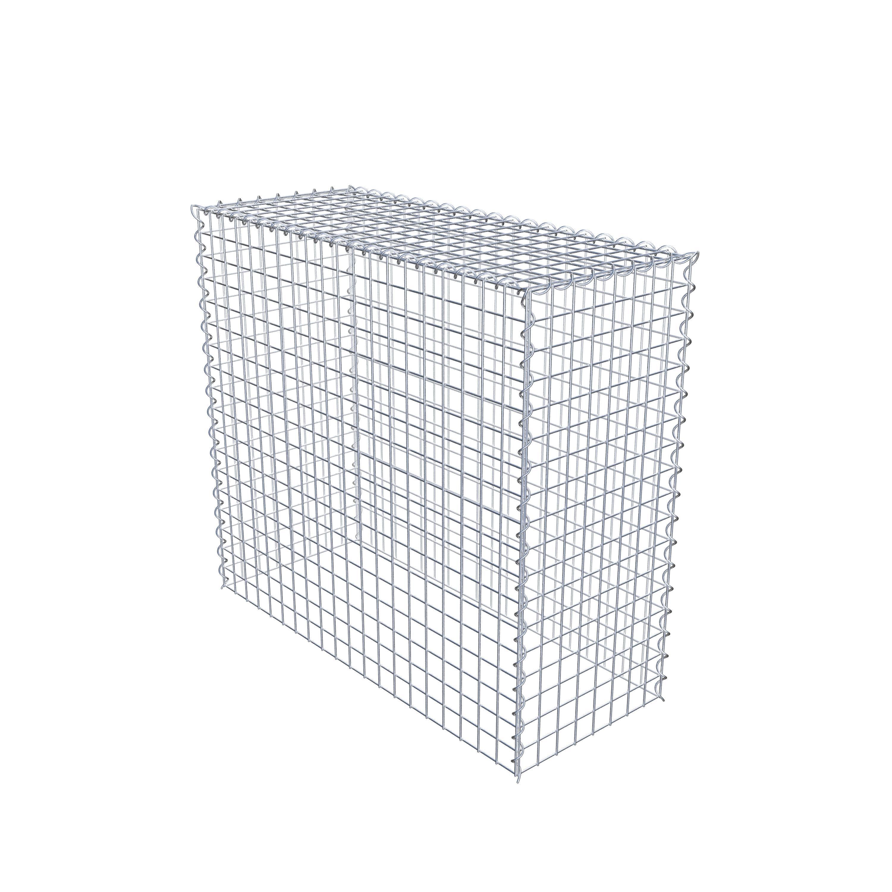 Gavión complementario tipo 3 100 cm x 90 cm x 40 cm (L x A x P), malla 5 cm x 5 cm, espiral