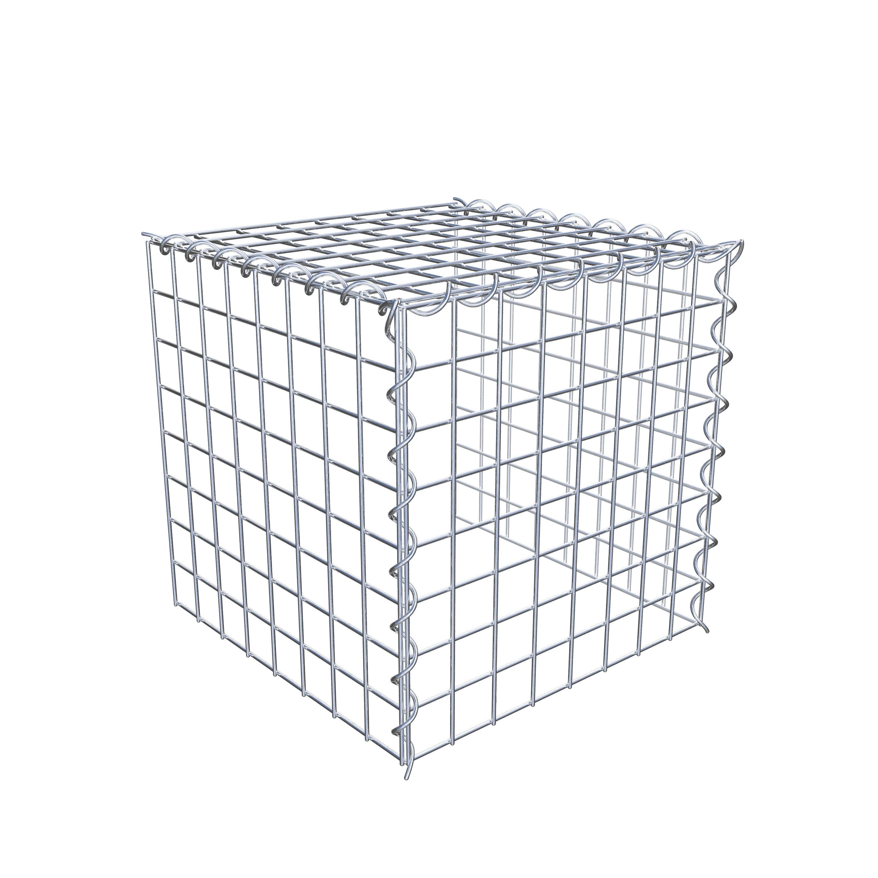 Gabião tipo 4 40 cm x 40 cm x 40 cm (C x A x P), malhagem 5 cm x 5 cm, espiral