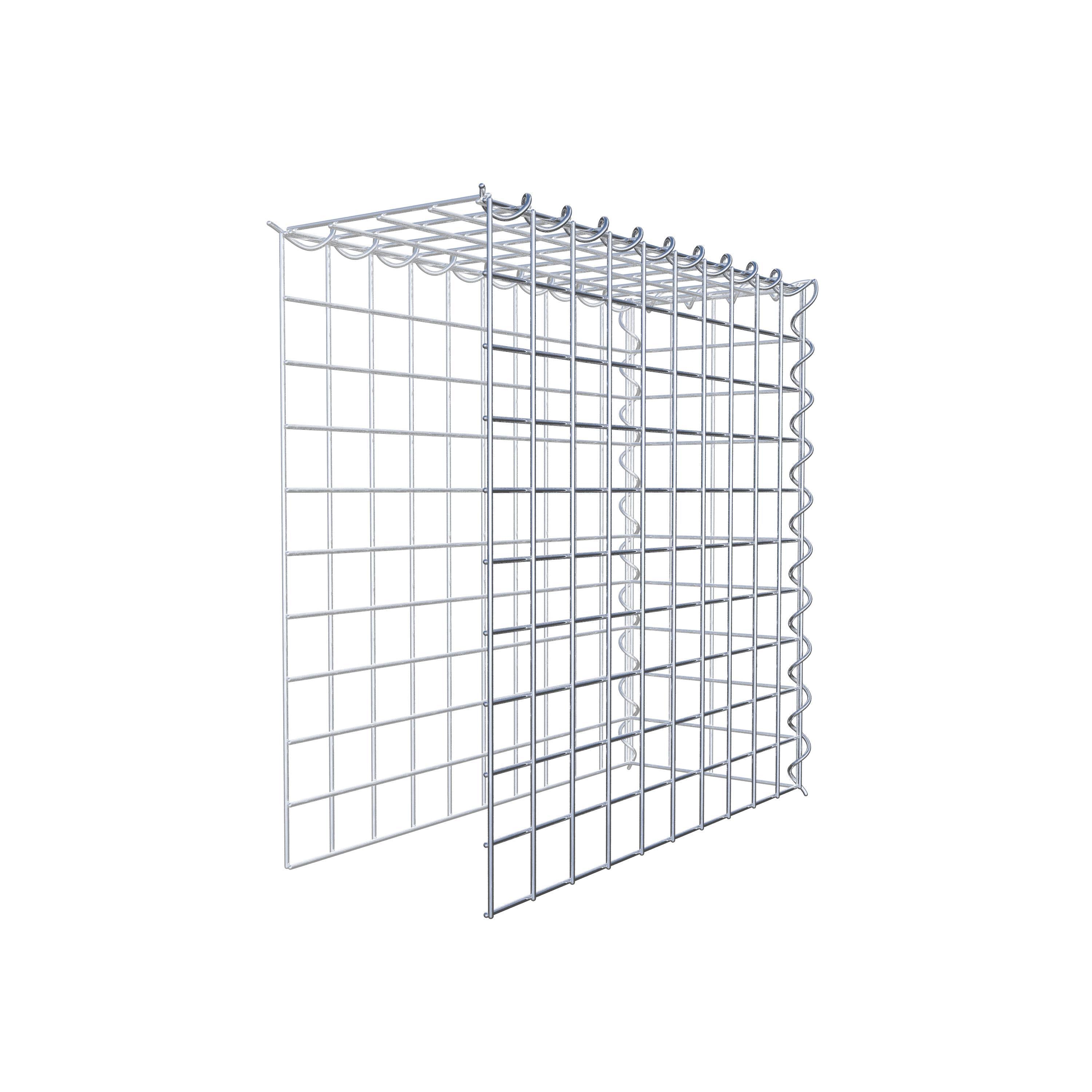 Gavión adicional tipo 4 50 cm x 50 cm x 20 cm (L x A x P), malla 5 cm x 5 cm, en espiral