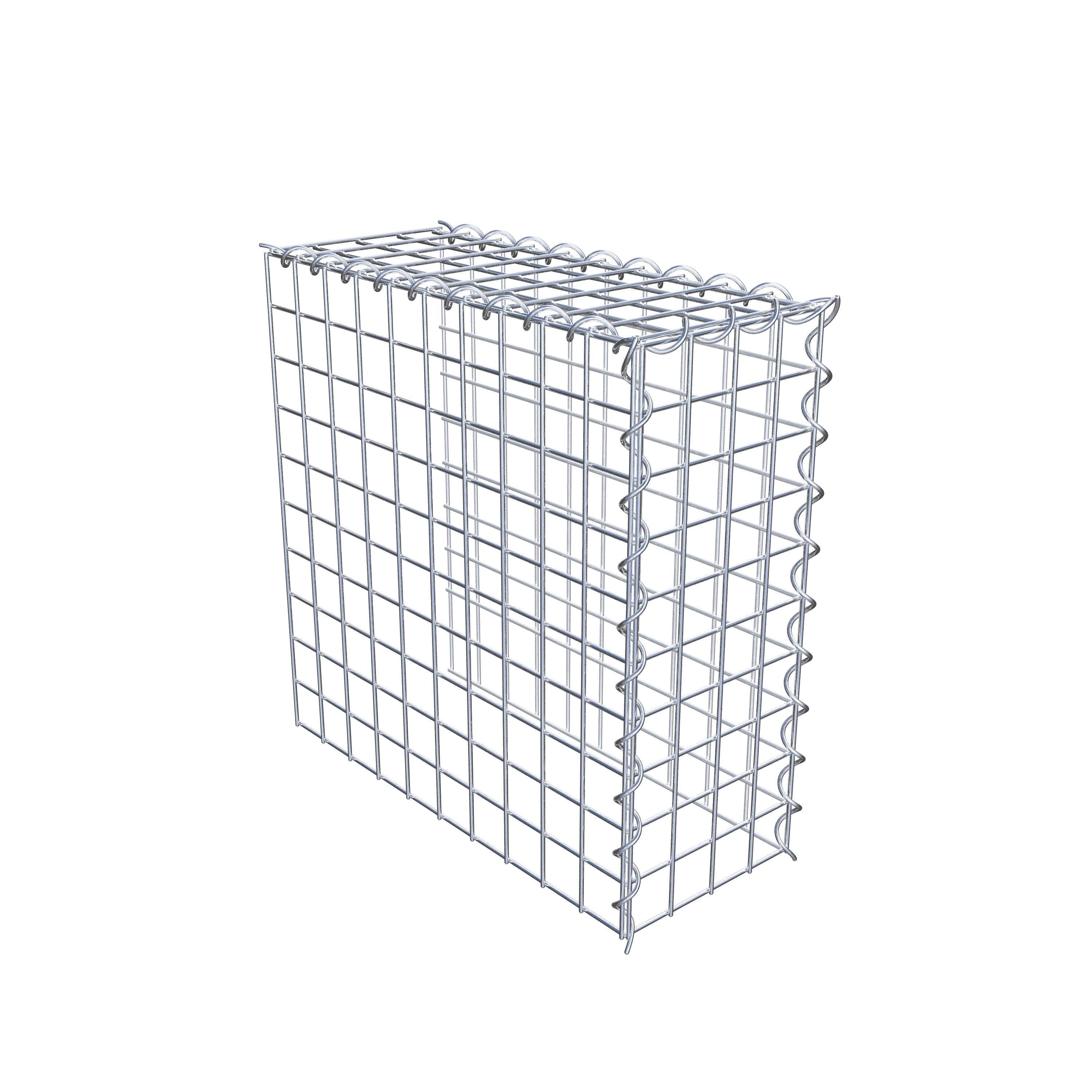 Gavión adicional tipo 4 50 cm x 50 cm x 20 cm (L x A x P), malla 5 cm x 5 cm, en espiral