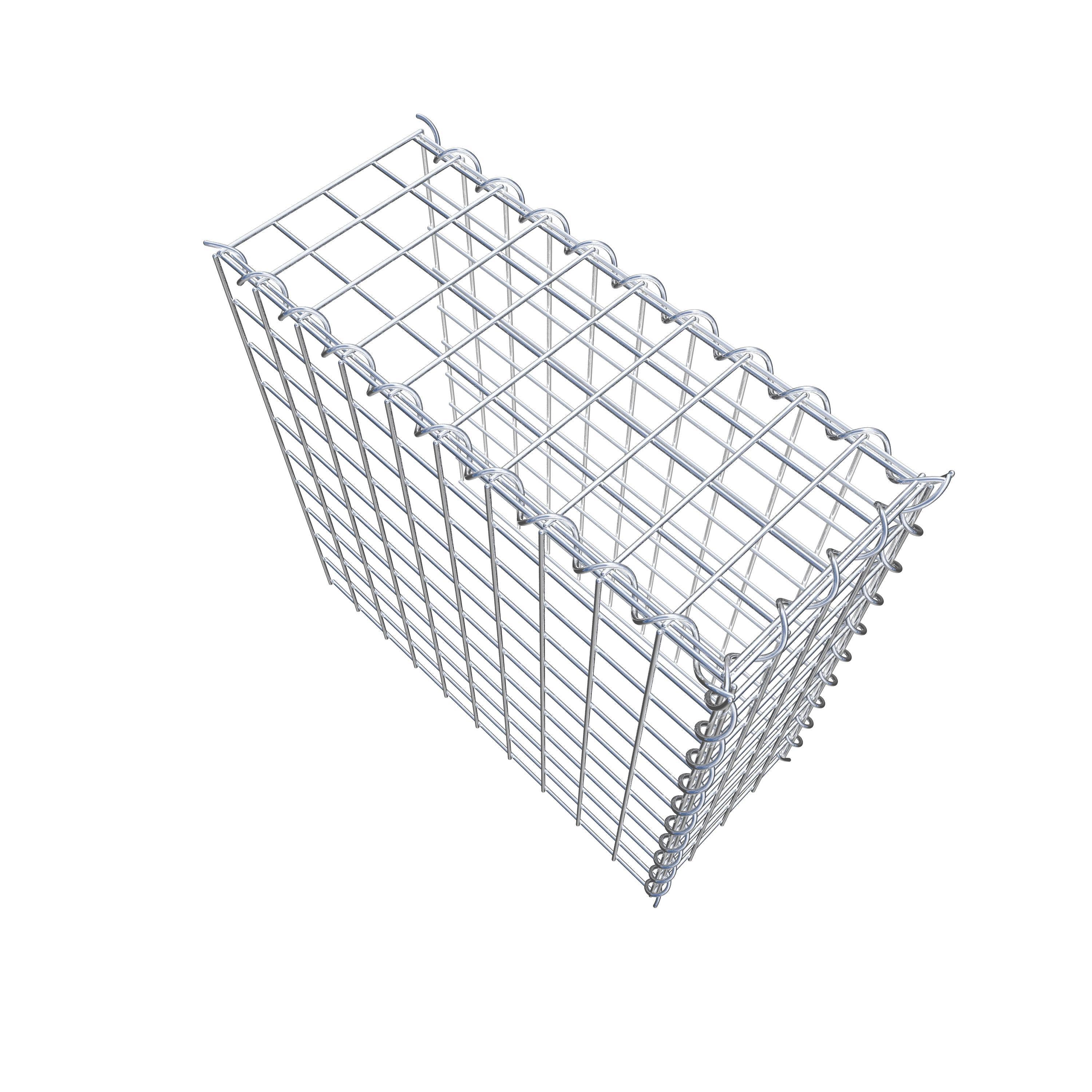 Gavión adicional tipo 4 50 cm x 50 cm x 20 cm (L x A x P), malla 5 cm x 5 cm, en espiral