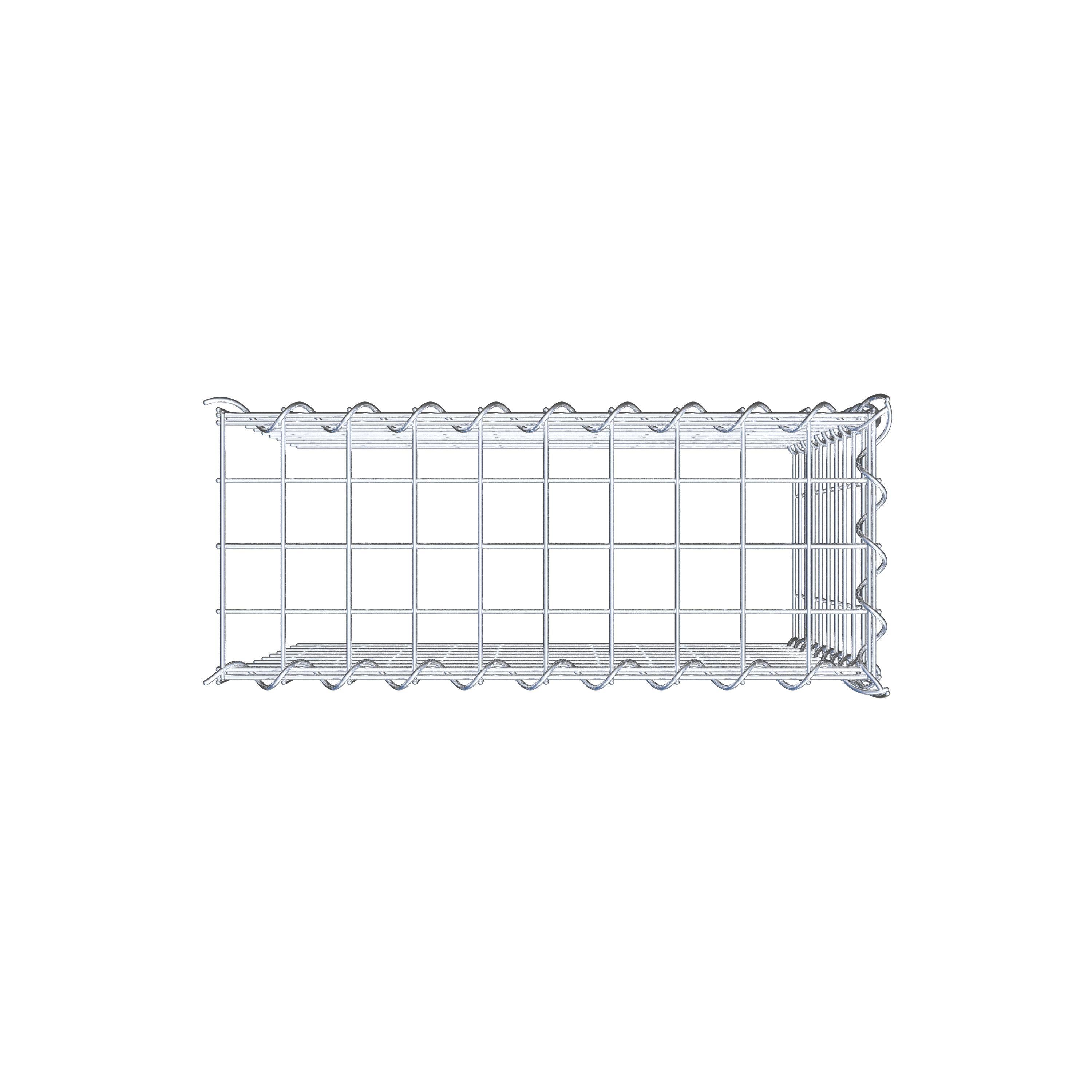 Gavión adicional tipo 4 50 cm x 50 cm x 20 cm (L x A x P), malla 5 cm x 5 cm, en espiral
