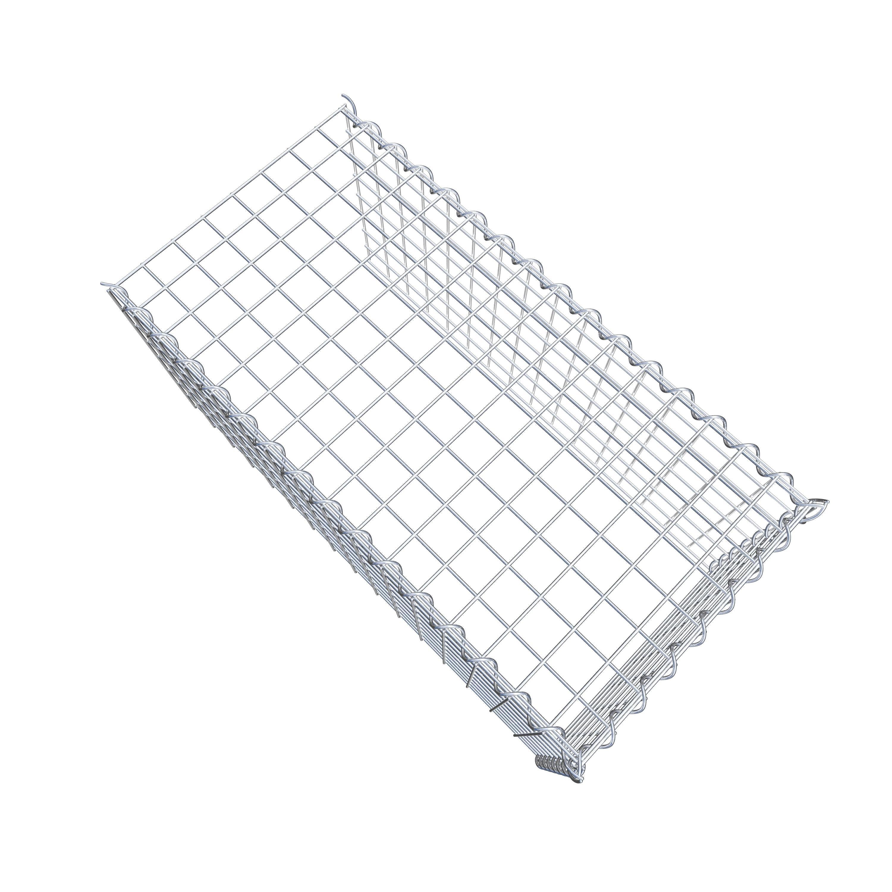Gavión complementario tipo 4 80 cm x 40 cm x 40 cm (L x A x P), malla 5 cm x 5 cm, espiral