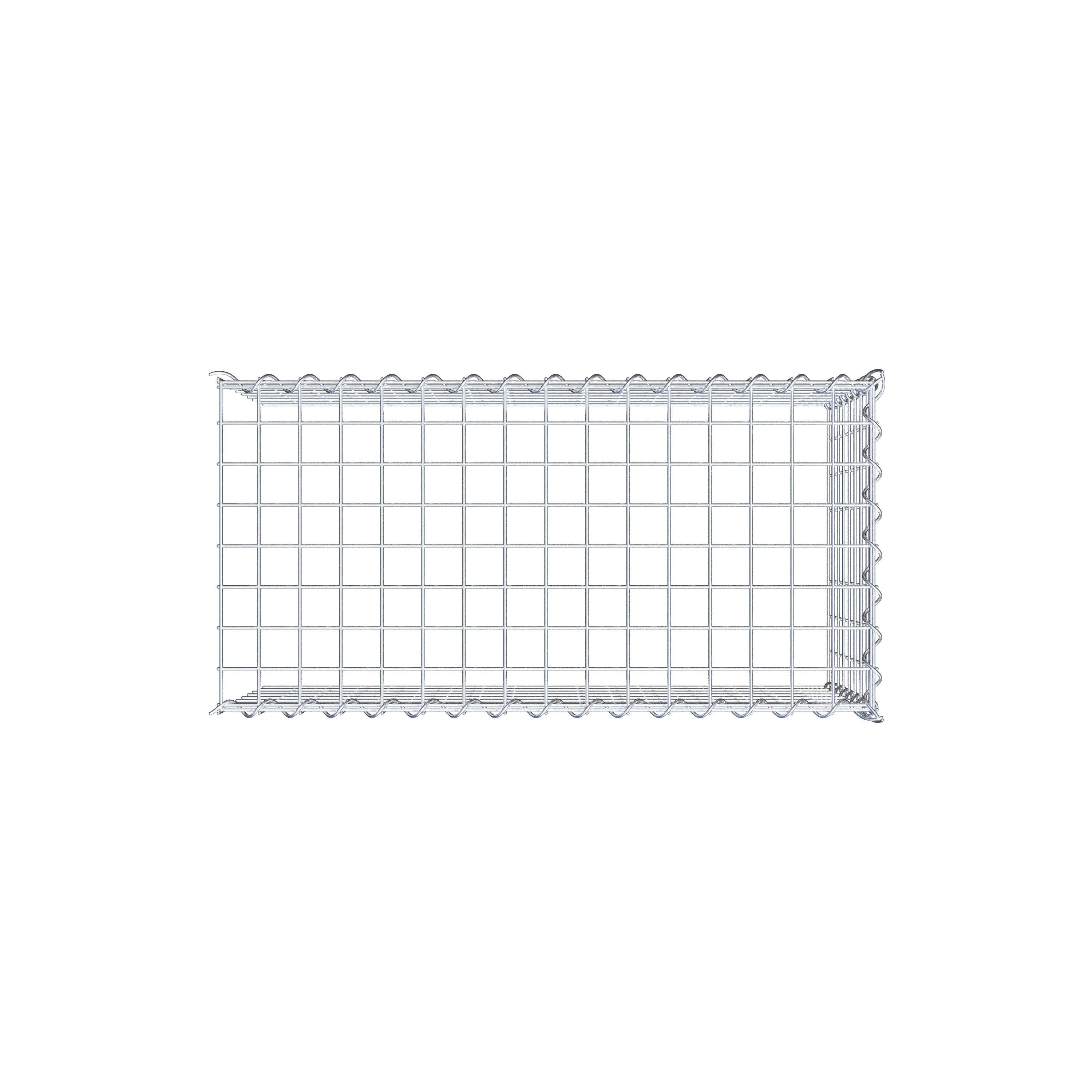 Gavión complementario tipo 4 80 cm x 40 cm x 40 cm (L x A x P), malla 5 cm x 5 cm, espiral