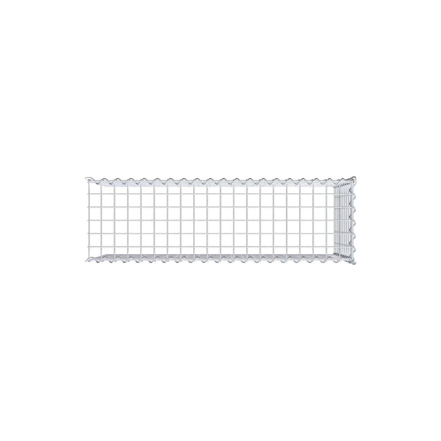 Gabião Tipo 4 100 cm x 50 cm x 30 cm (C x A x P), malhagem 5 cm x 5 cm, espiral