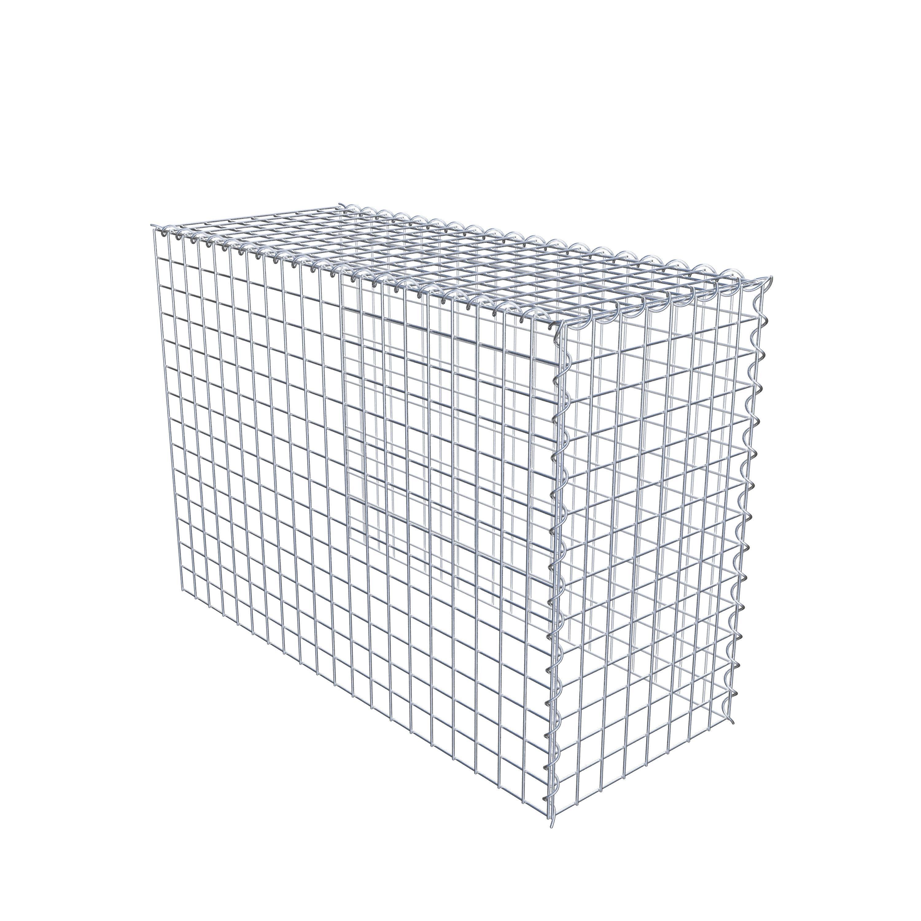 Add-on schanskorf type 4 100 cm x 70 cm x 40 cm (L x H x D), maaswijdte 5 cm x 5 cm, spiraalvormig