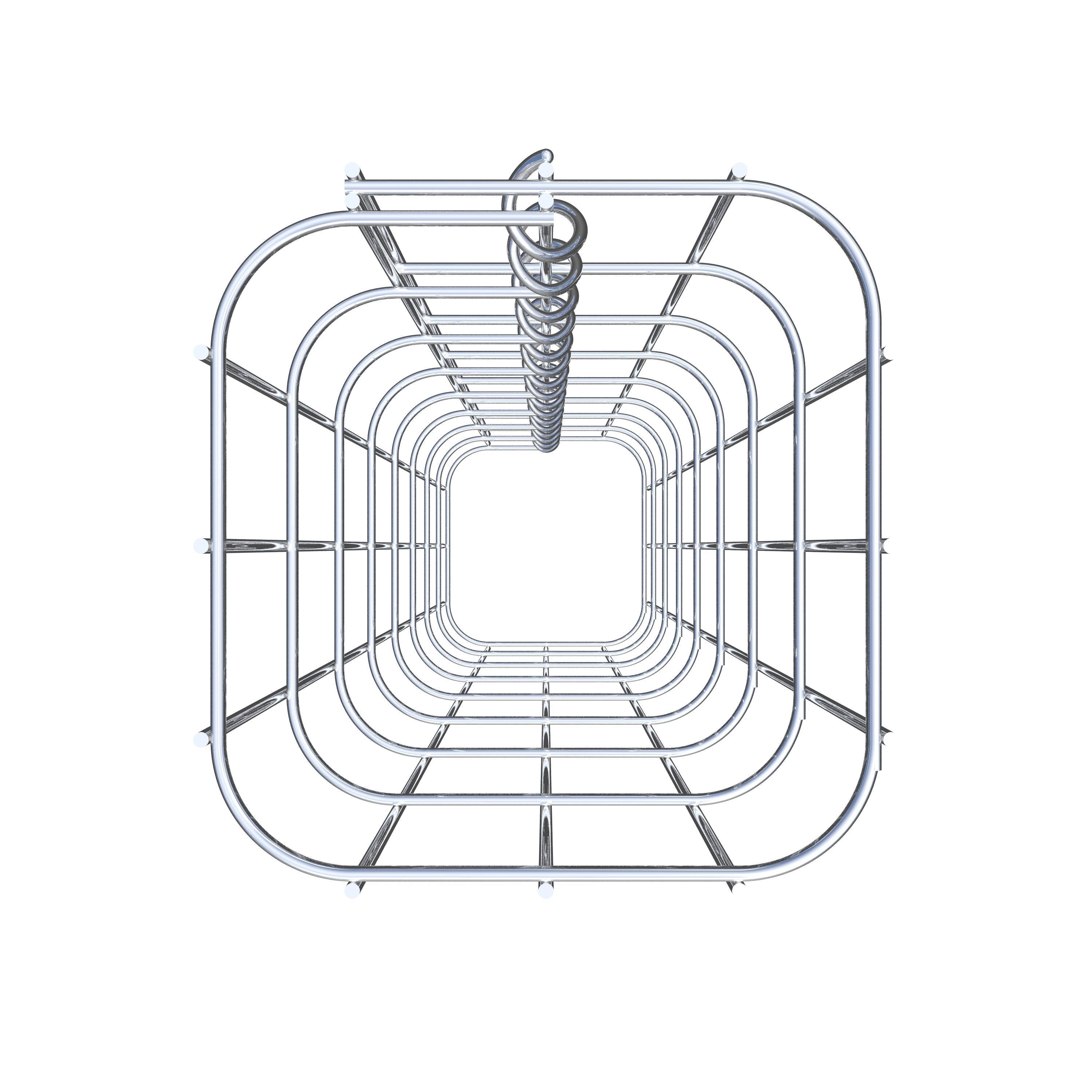 Columna de gaviones cuadrada 17 cm x 17 cm, 80 cm de altura, MW 5 cm x 10 cm