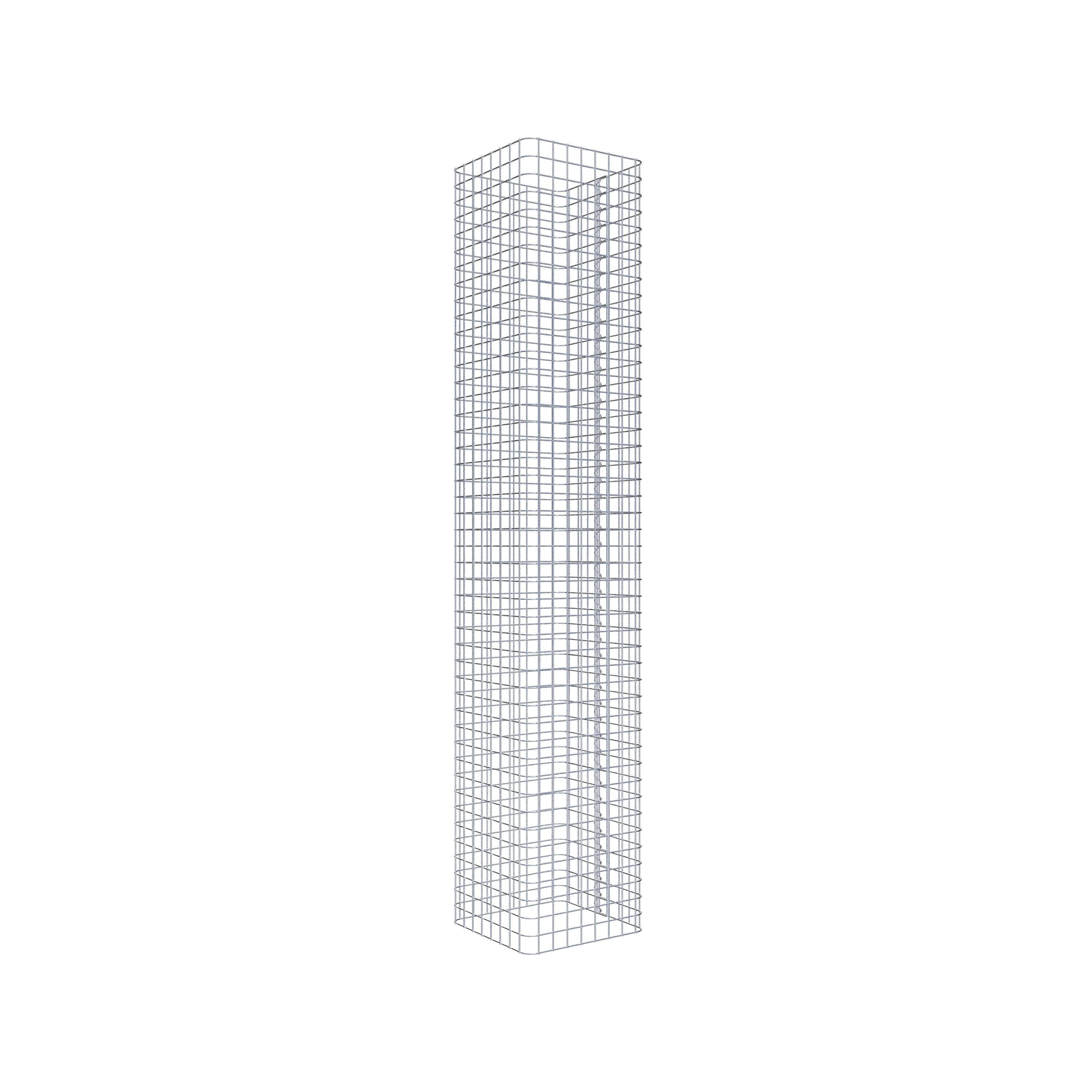 Gabion column square 42 cm x 42 cm, 230 cm height, MW 5 cm x 5 cm