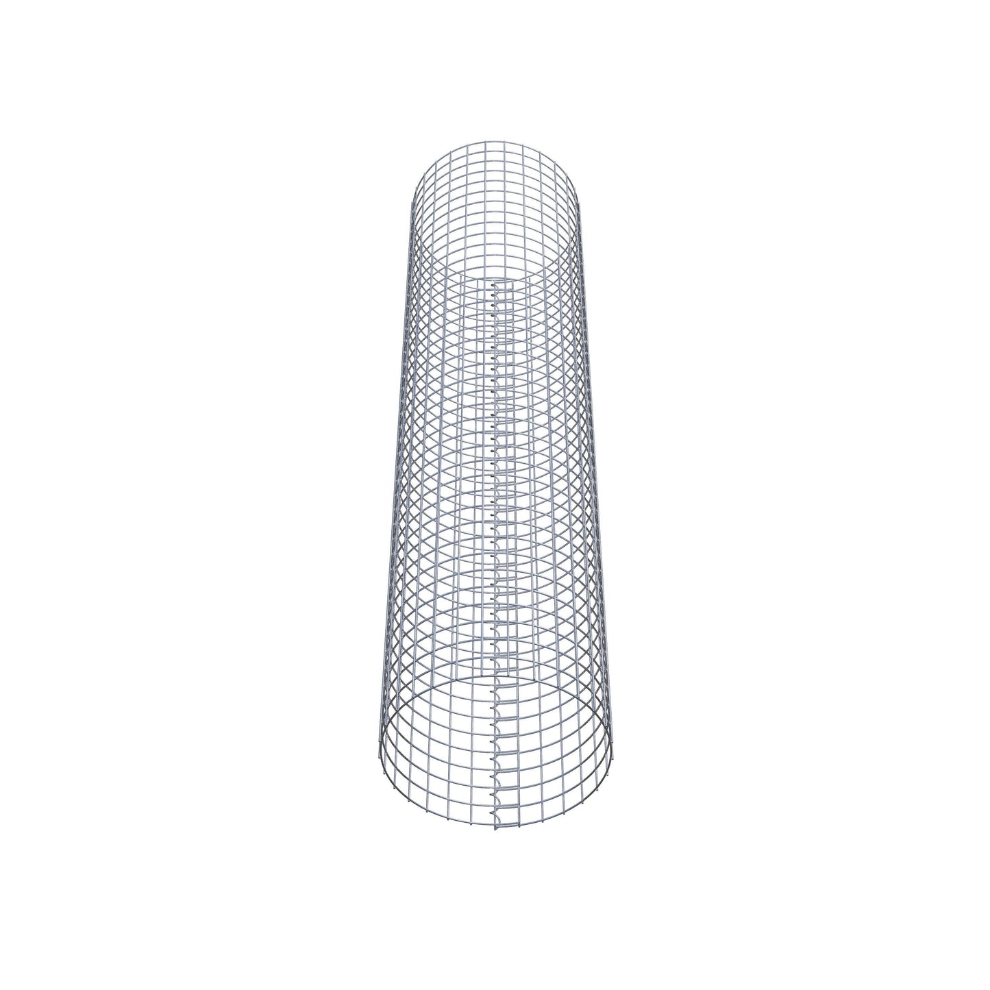 Columna de gaviones redonda de 47 cm de diámetro, 200 cm de altura, malla de 5 cm x 5 cm