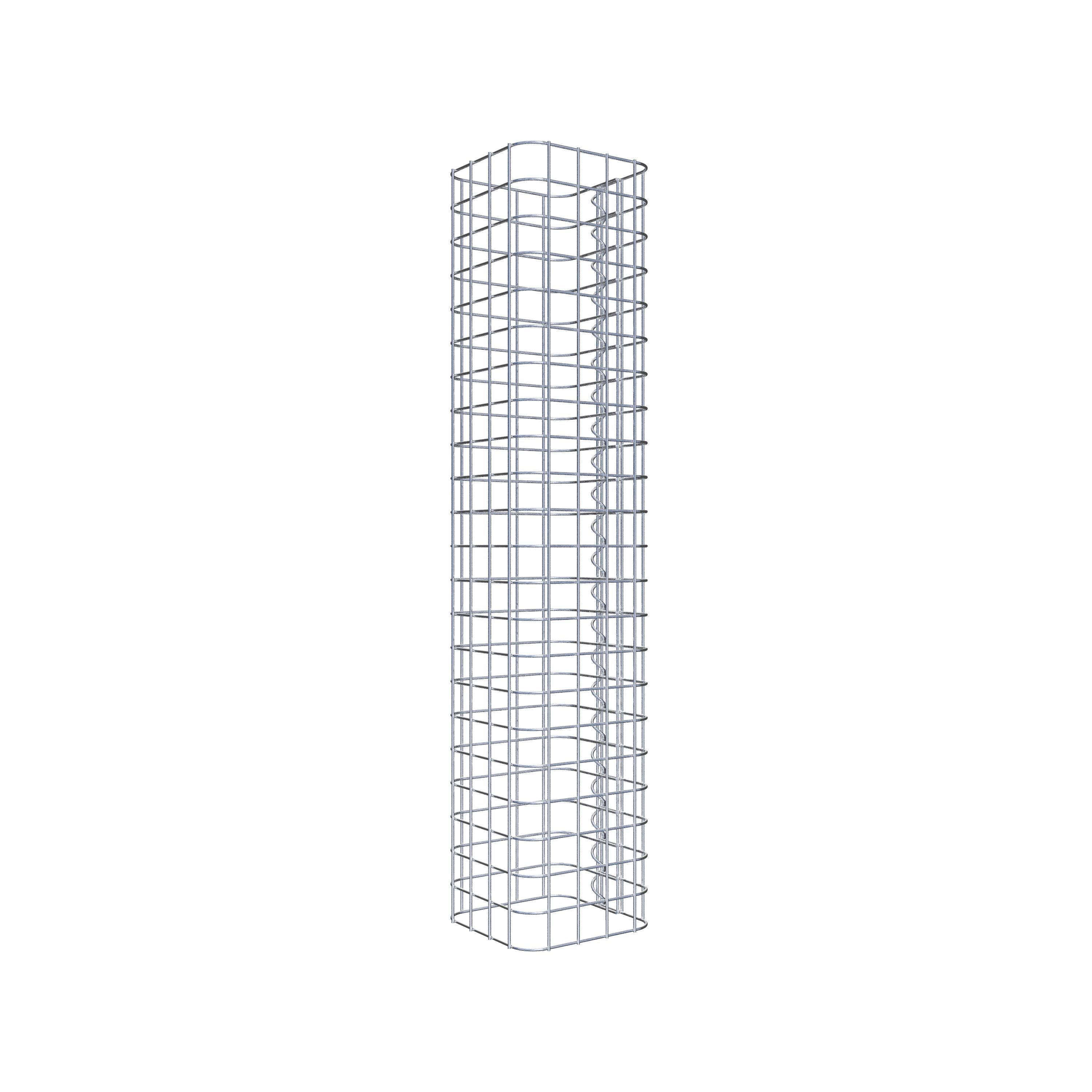 Columna de gaviones 22 x 22 cm MW 5 x 5 cm cuadrado