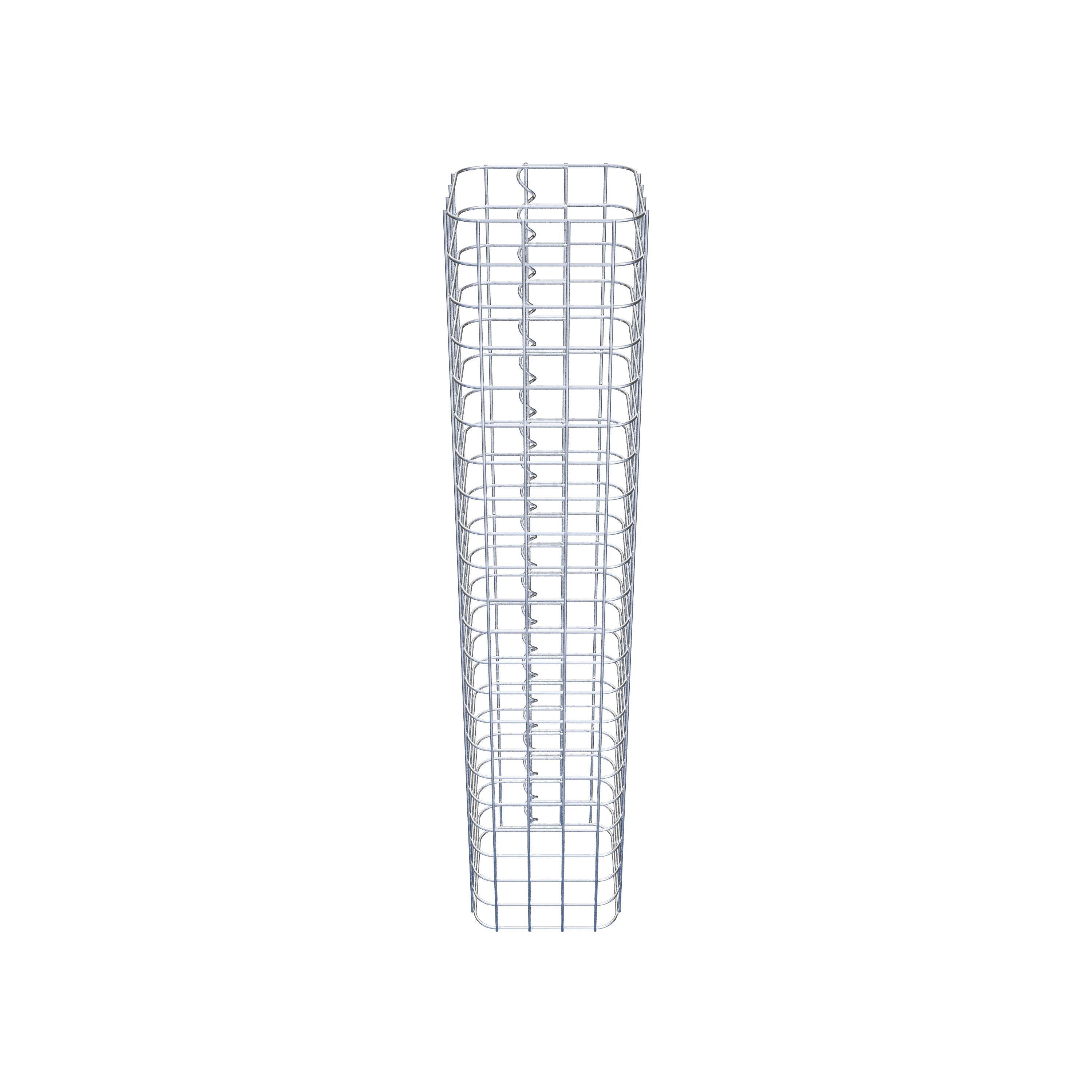 Columna de gaviones 22 x 22 cm MW 5 x 5 cm cuadrado