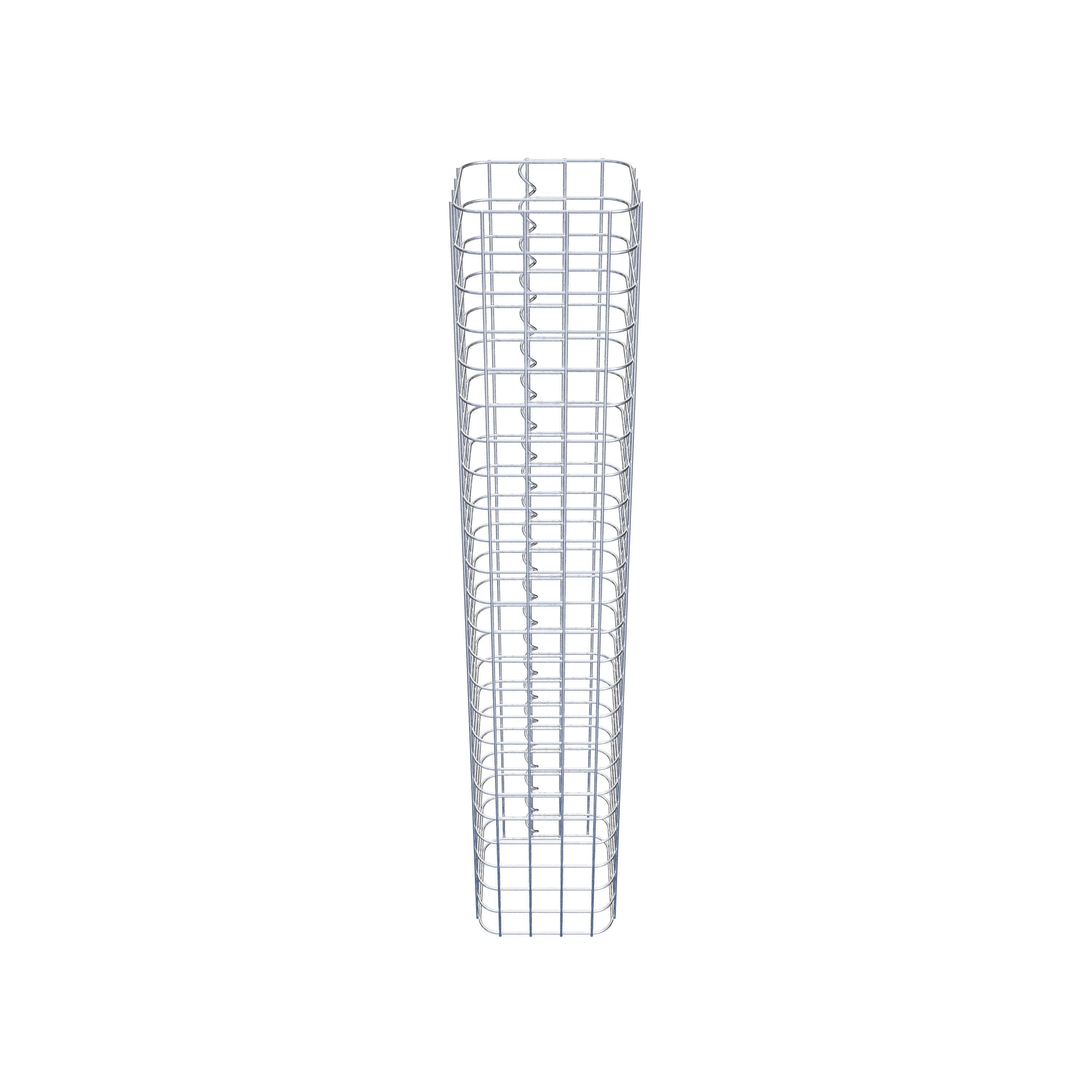 Columna de gaviones 22 x 22 cm MW 5 x 5 cm cuadrado