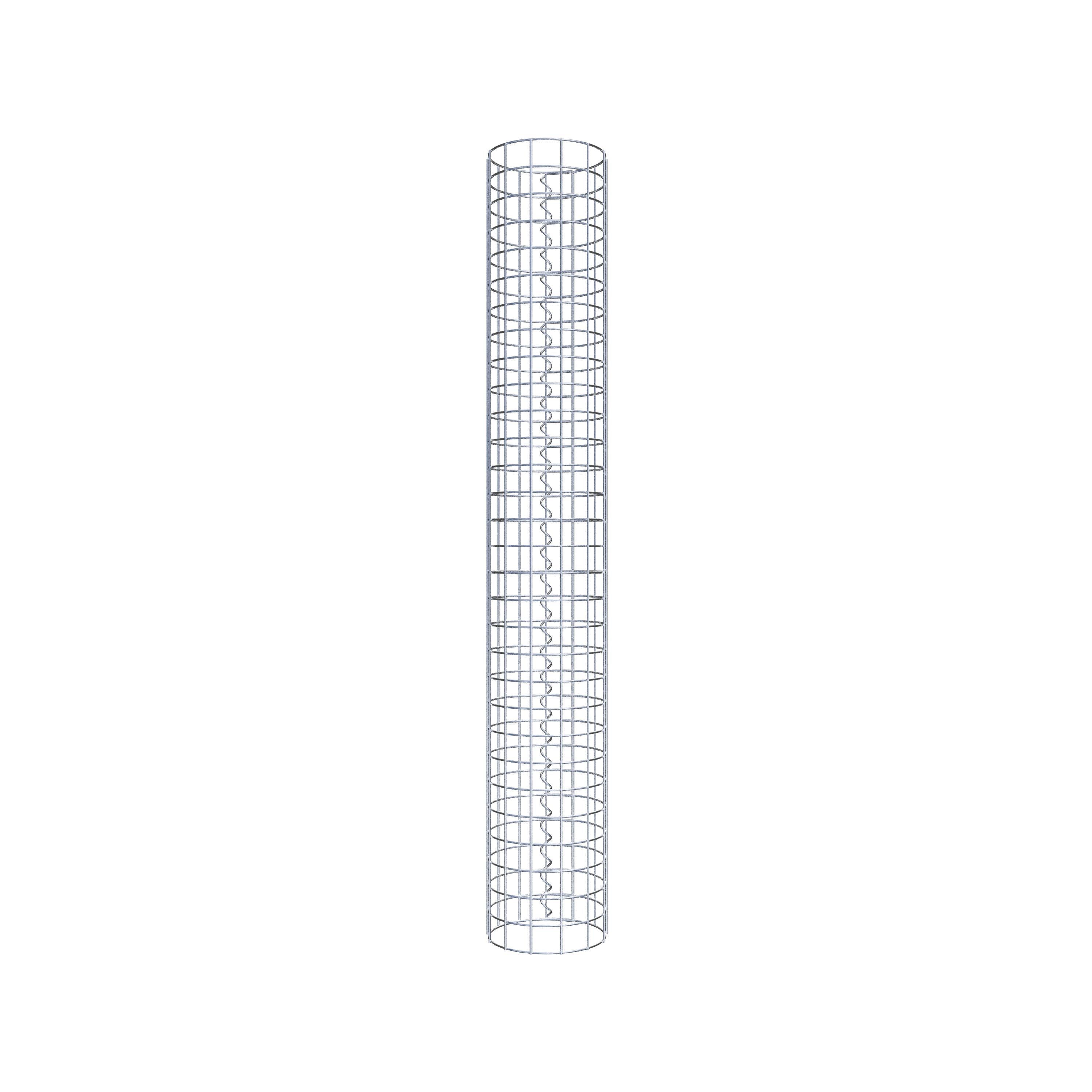 Schanskorf kolom diameter 22 cm MW 5 x 5 cm rond