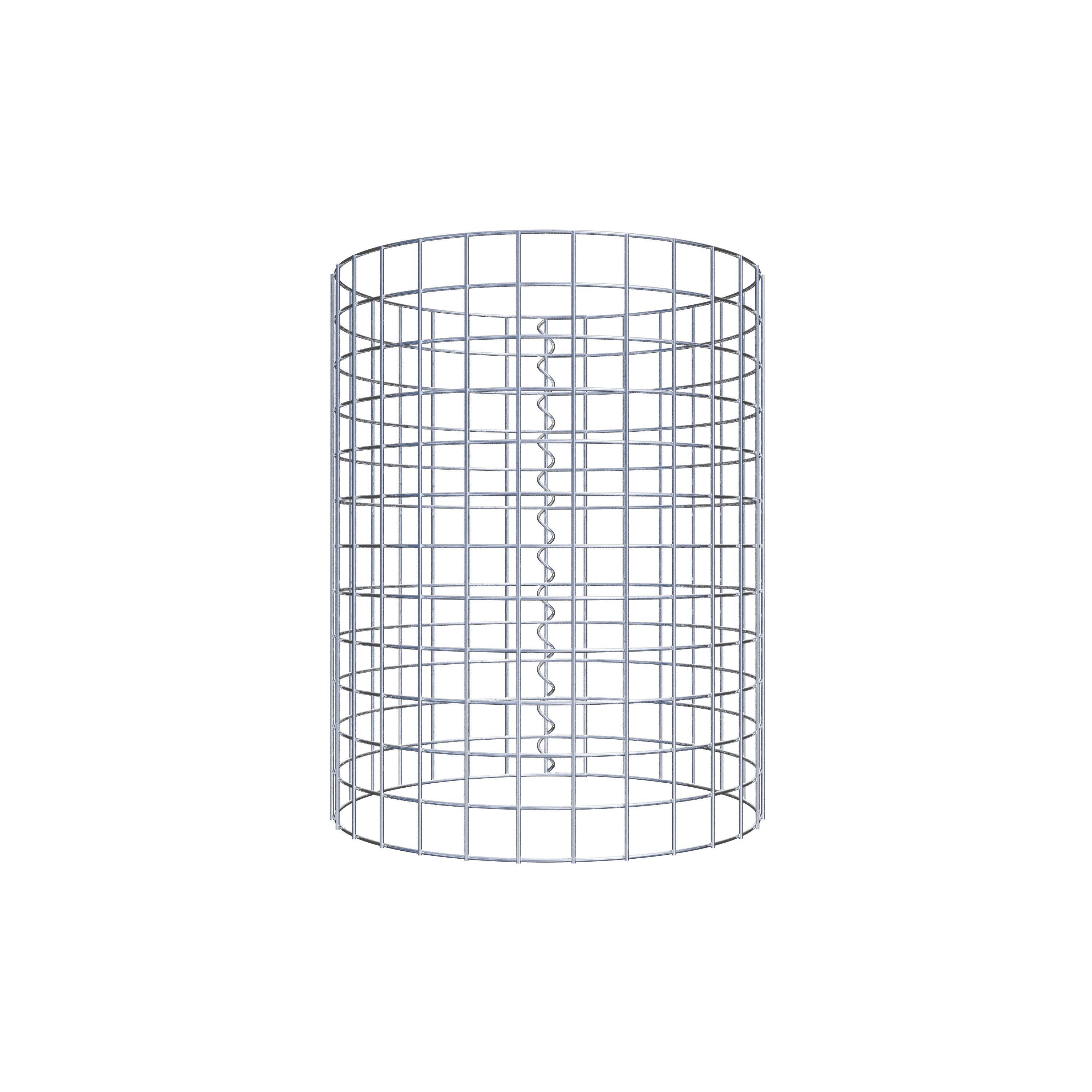 Coluna de gabião diâmetro 47 cm MW 5 x 5 cm redondo
