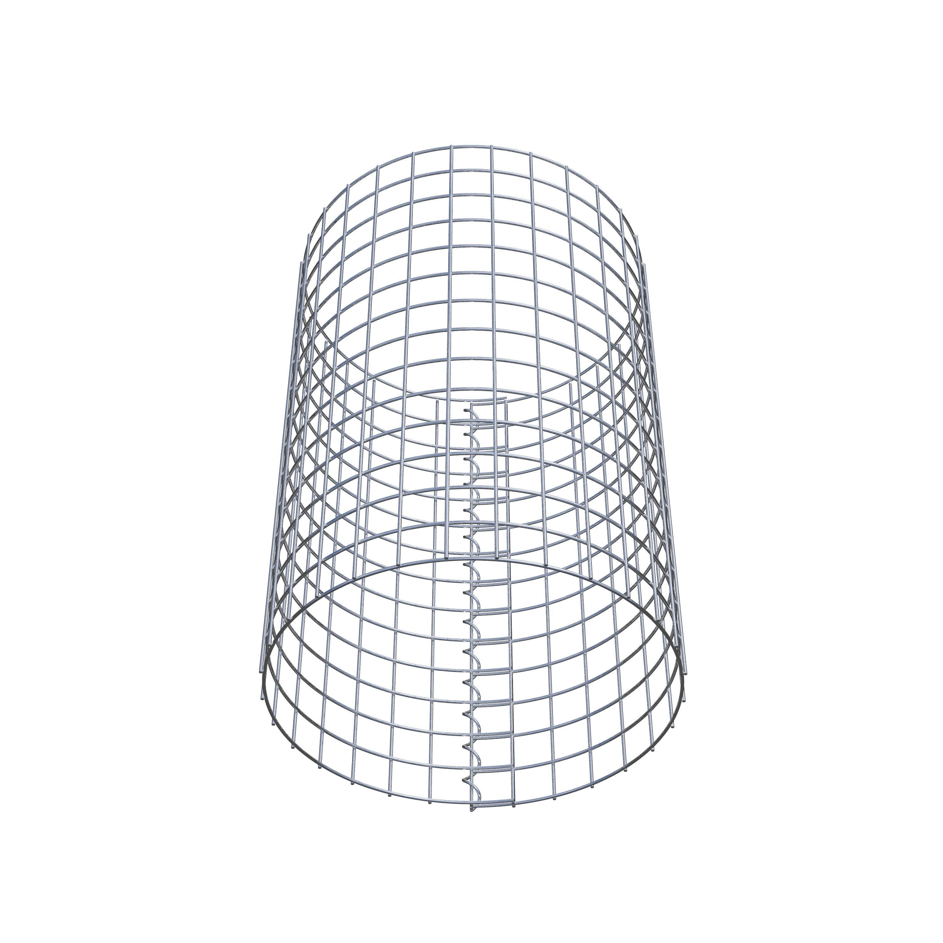 Coluna de gabião diâmetro 47 cm MW 5 x 5 cm redondo