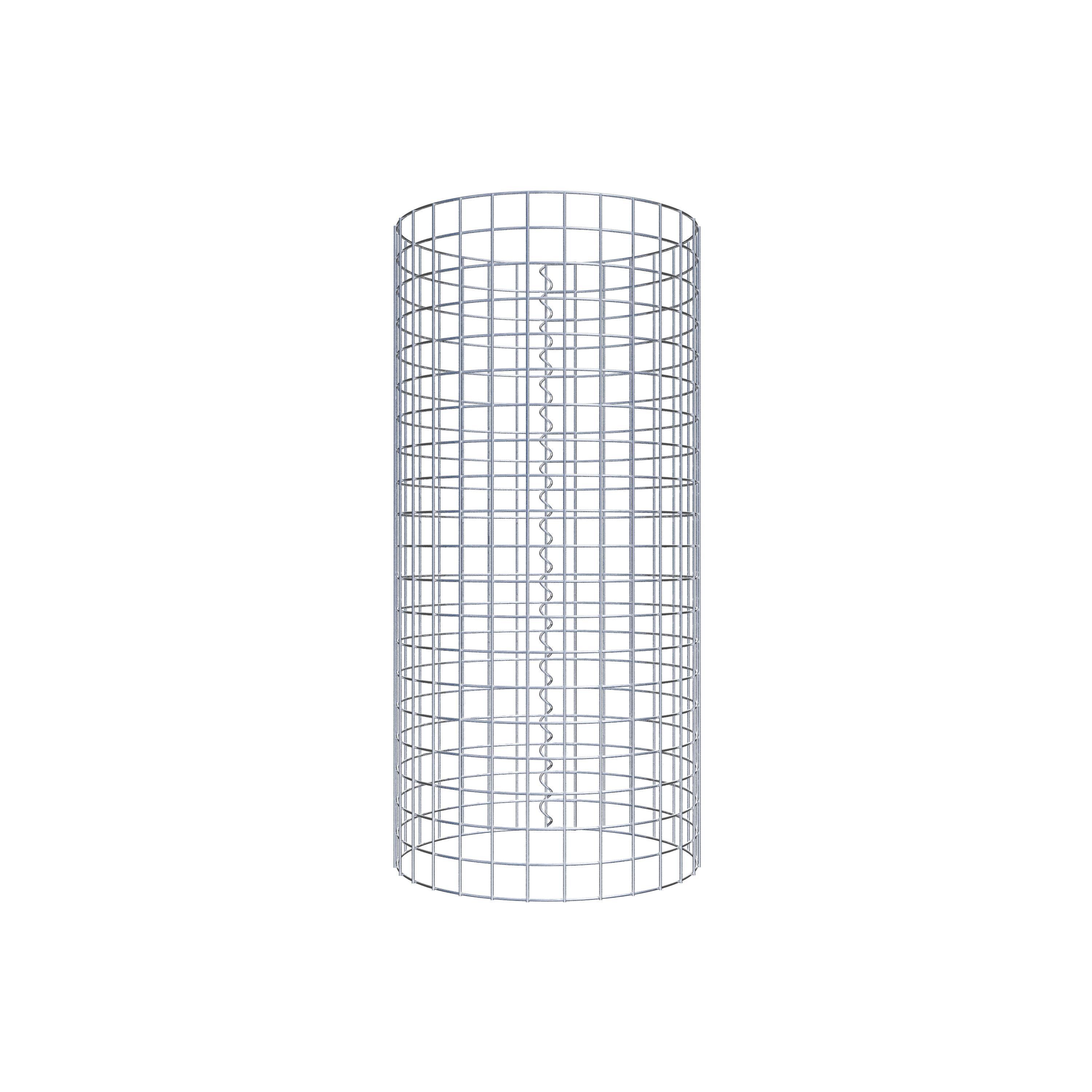 Coluna de gabião diâmetro 47 cm MW 5 x 5 cm redondo