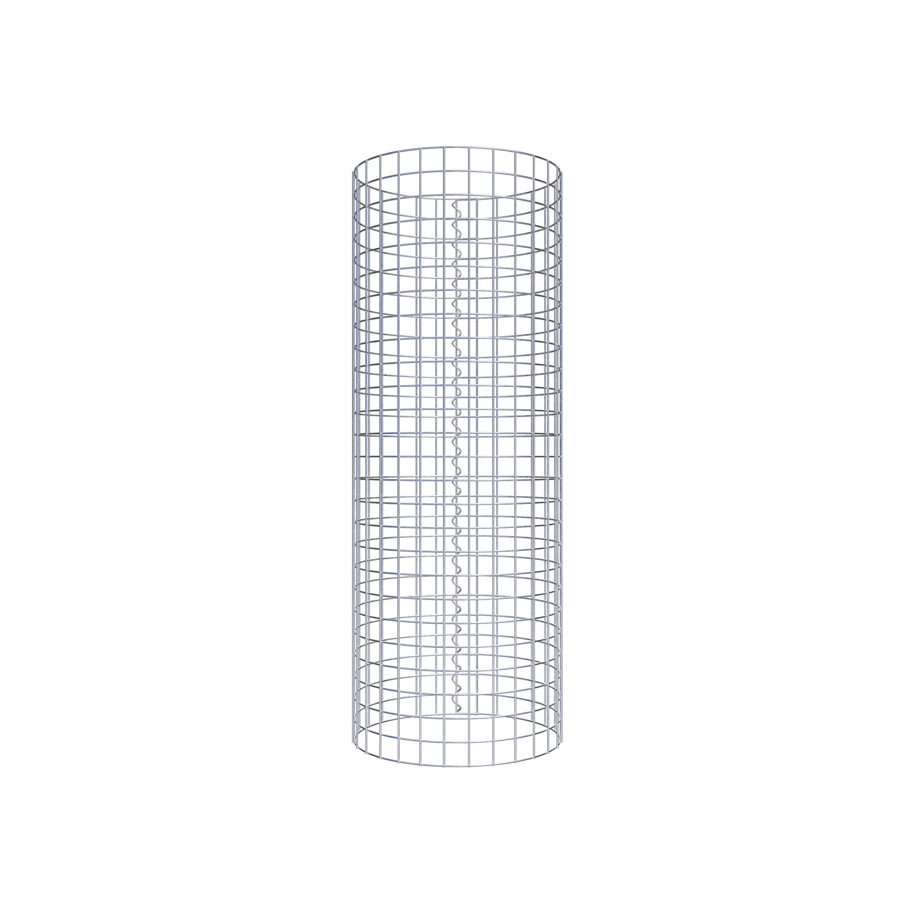Coluna de gabião diâmetro 47 cm MW 5 x 5 cm redondo