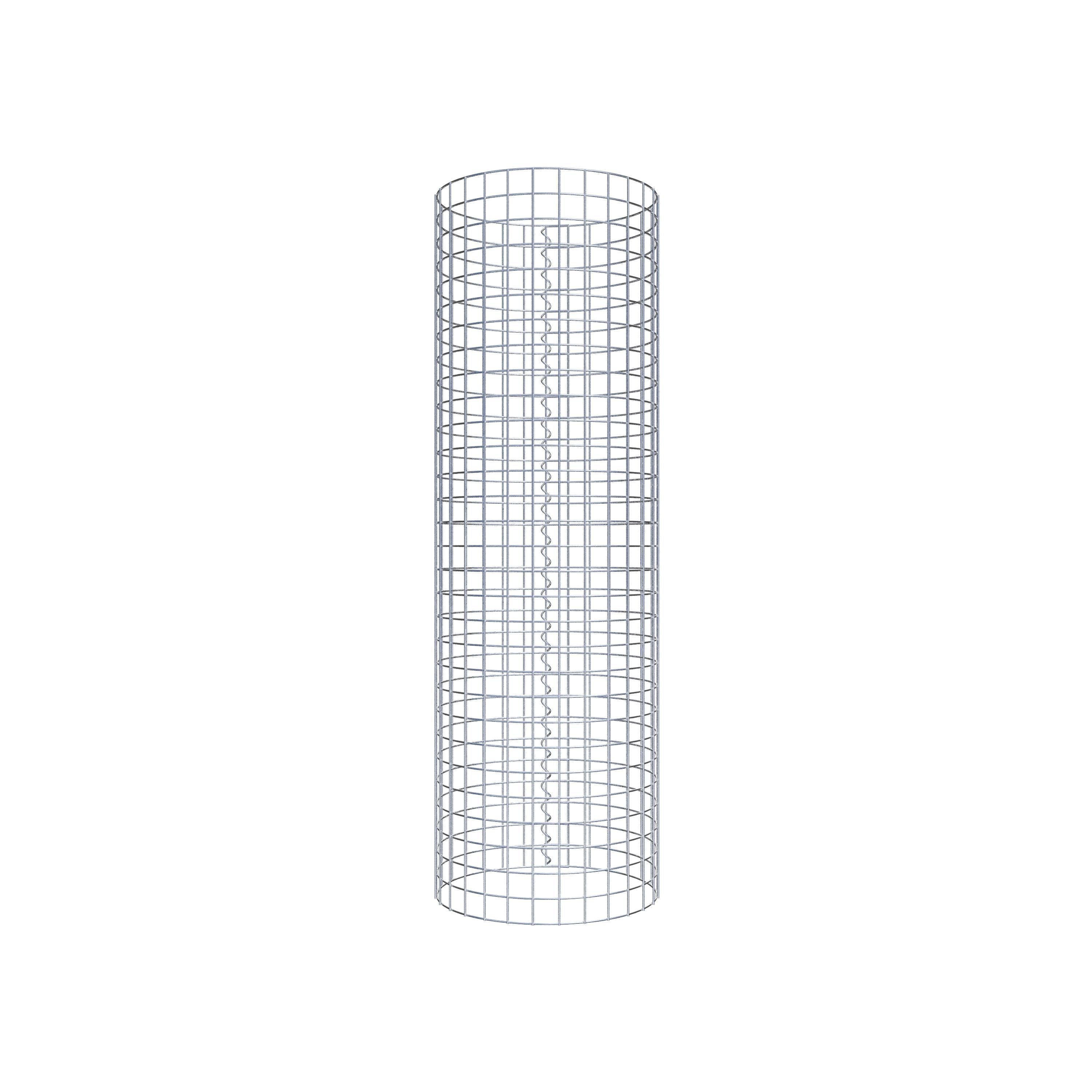 Coluna de gabião diâmetro 47 cm MW 5 x 5 cm redondo