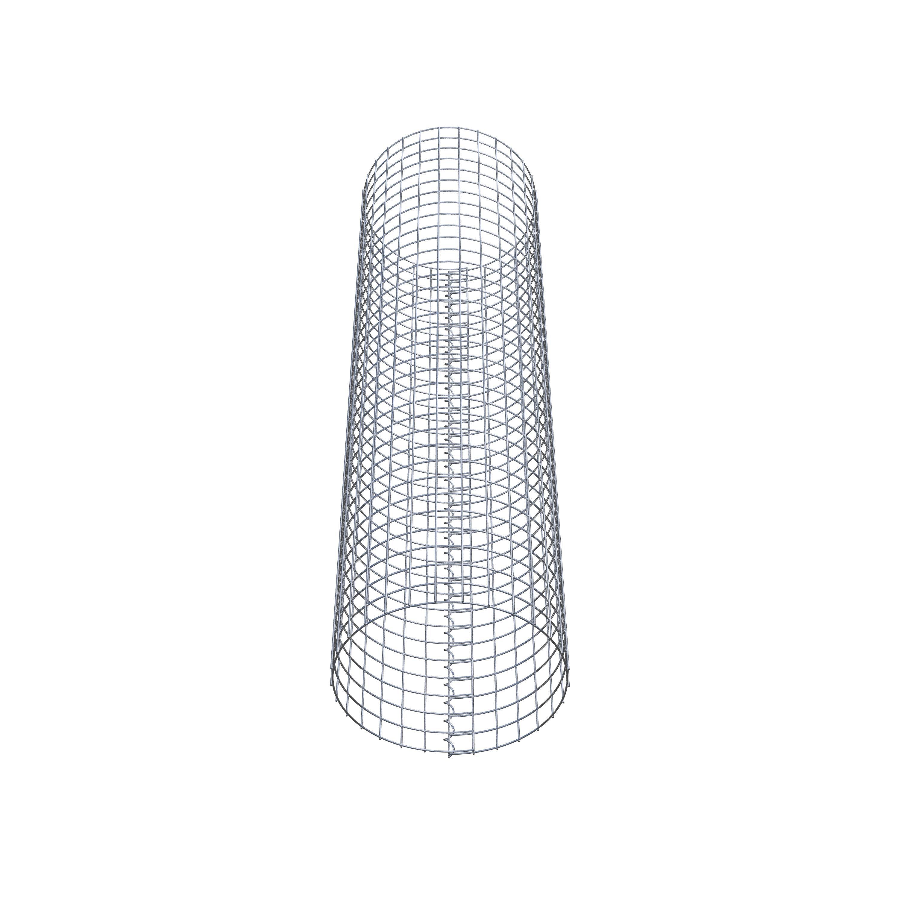 Coluna de gabião diâmetro 47 cm MW 5 x 5 cm redondo