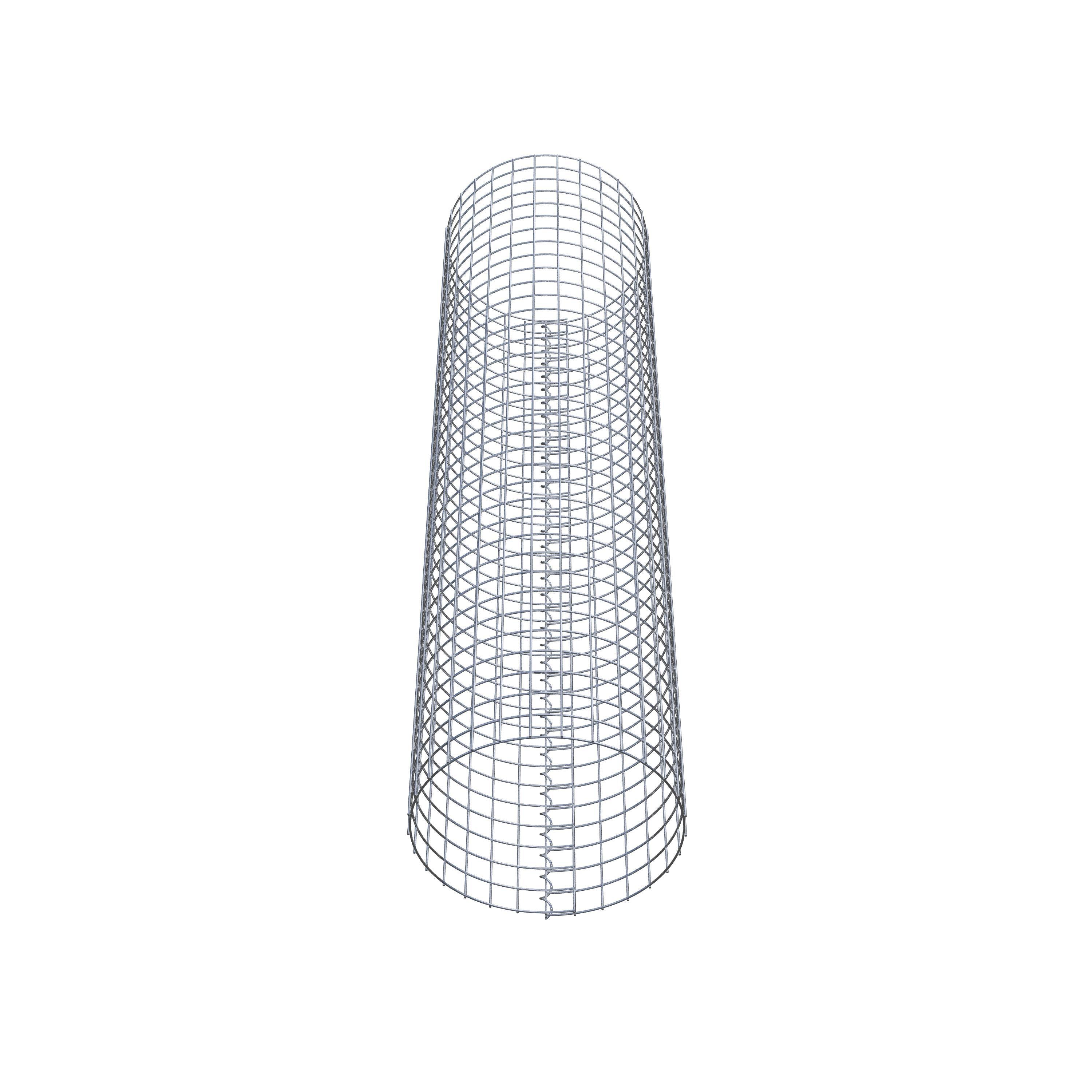 Coluna de gabião diâmetro 47 cm MW 5 x 5 cm redondo