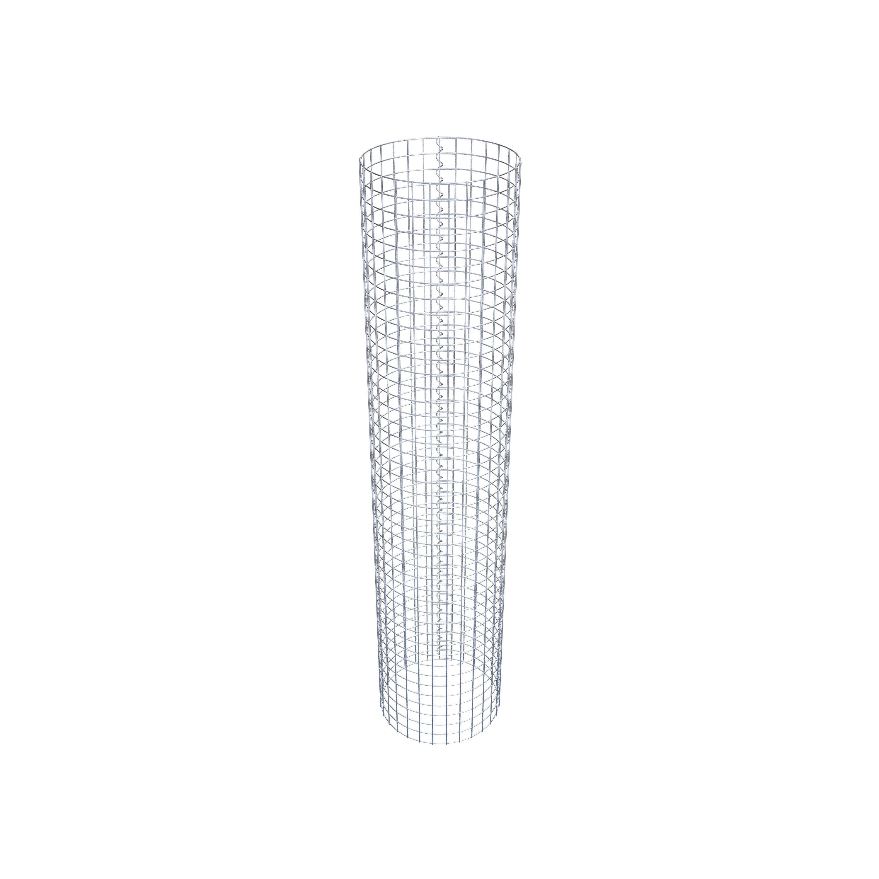 Coluna de gabião diâmetro 47 cm MW 5 x 5 cm redondo
