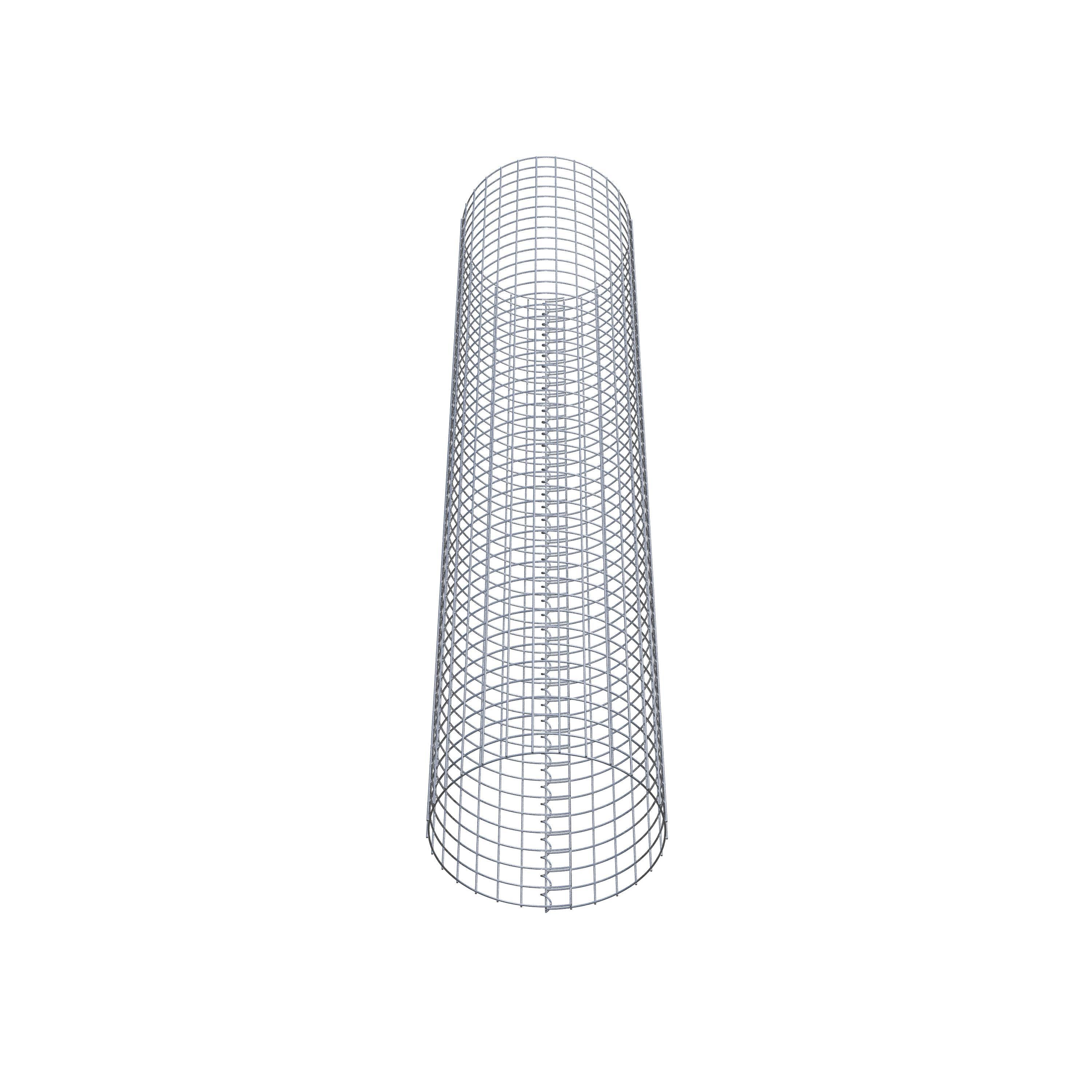 Coluna de gabião diâmetro 47 cm MW 5 x 5 cm redondo