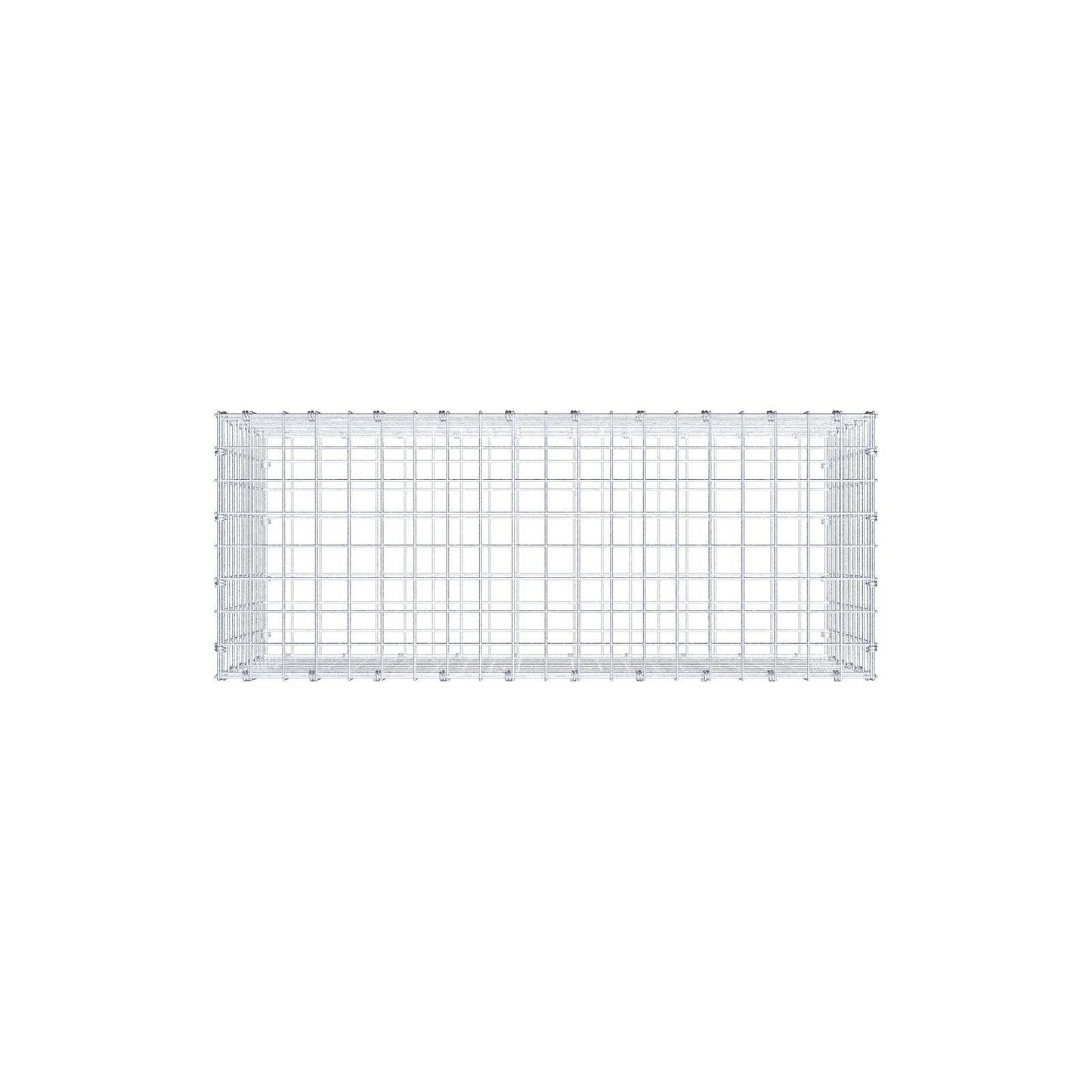 Gabion 100 cm x 50 cm x 40 cm (L x H x D), mesh size 5 x 5 cm, spiral ring