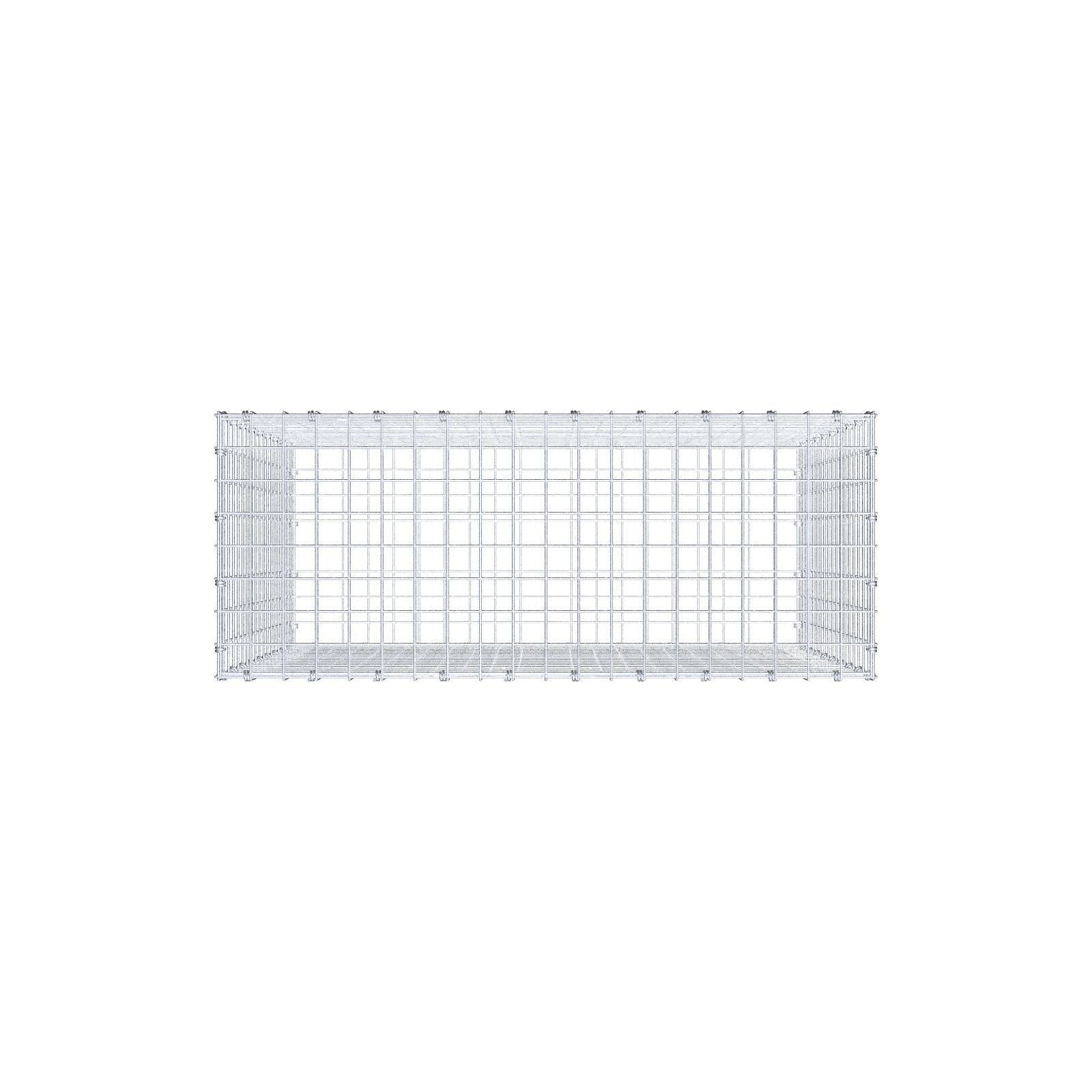 Gabbione 100 cm x 90 cm x 40 cm (L x H x P), maglia 5 x 5 cm, anello a spirale