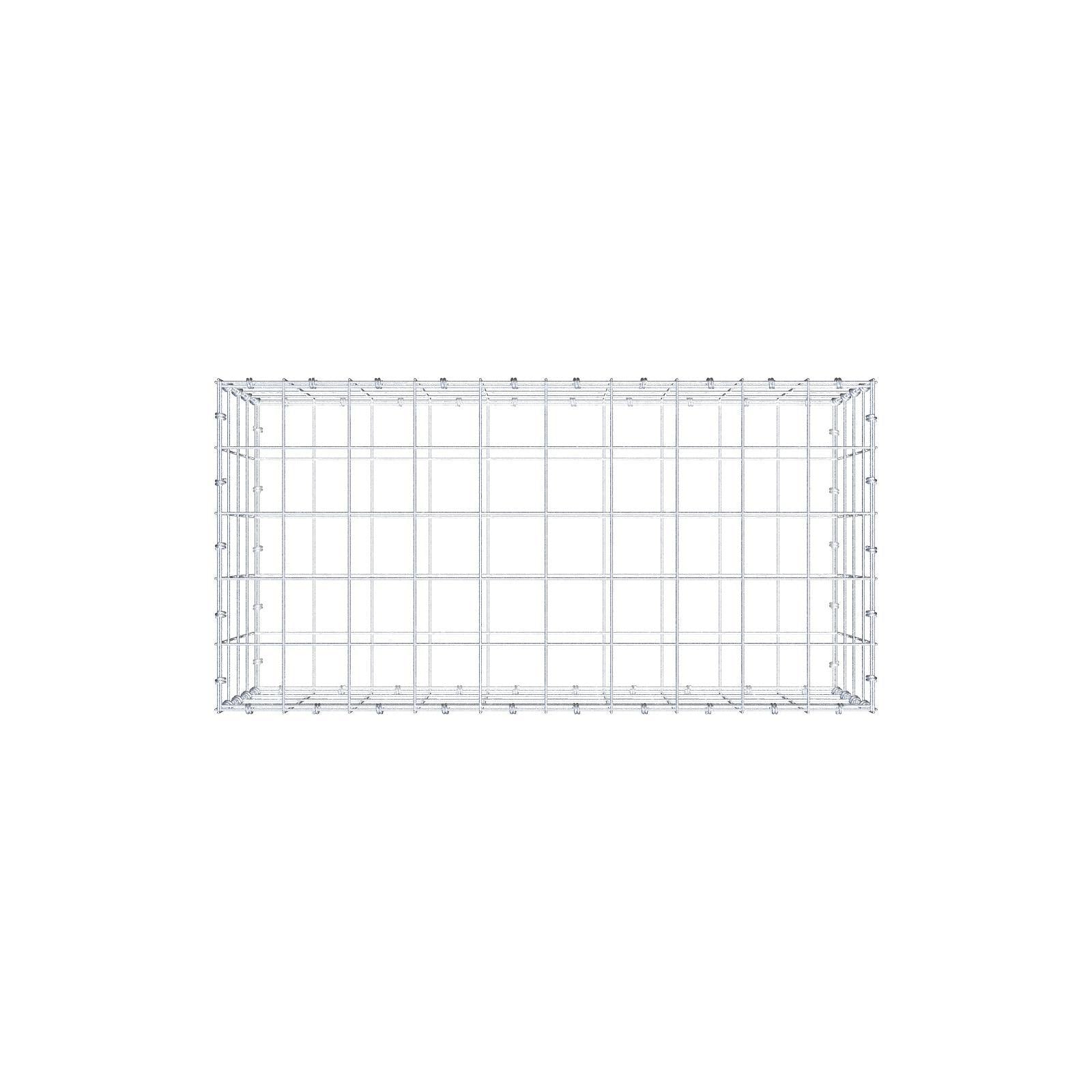 Gabion 100 cm x 40 cm x 50 cm (L x H x D), mesh size 10 x 10 cm, spiral ring