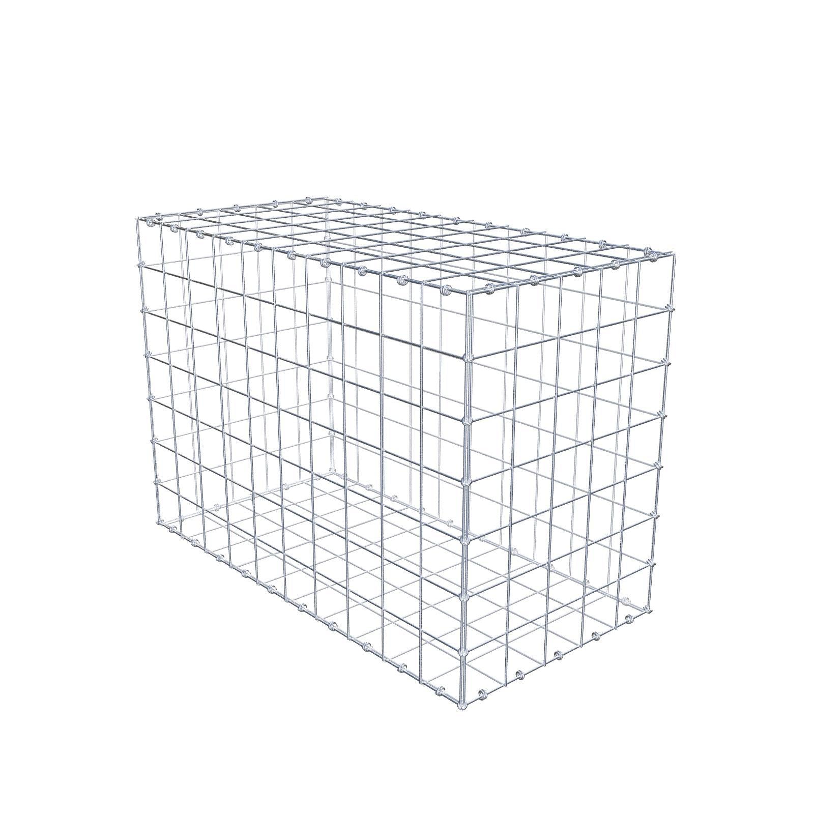 Gabione 100 cm x 70 cm x 50 cm (L x H x T), Maschenweite 10 x 10 cm, Spiralring