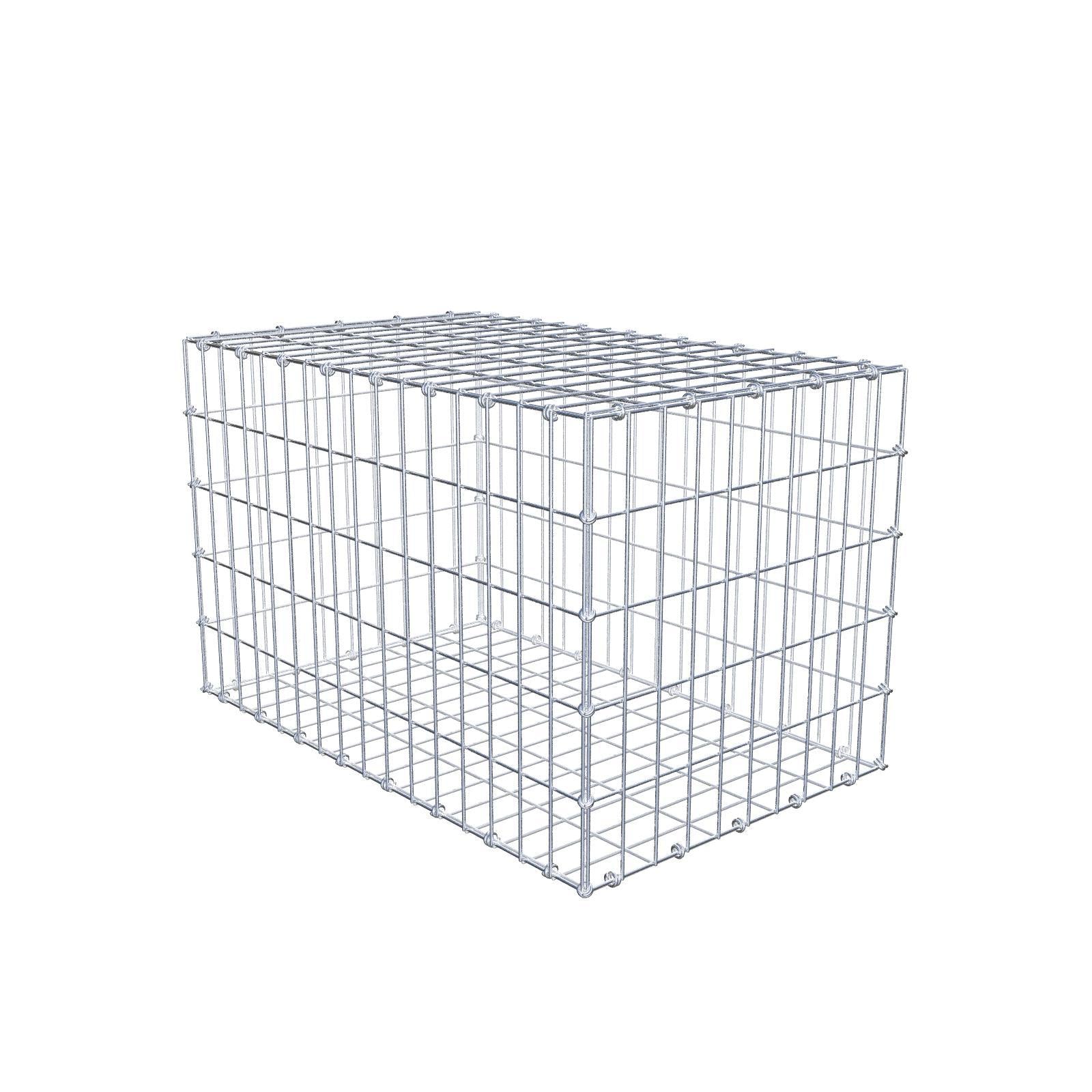 Schanskorf 80 cm x 50 cm x 50 cm (L x H x D), maaswijdte 5 x 10 cm, spiraalring
