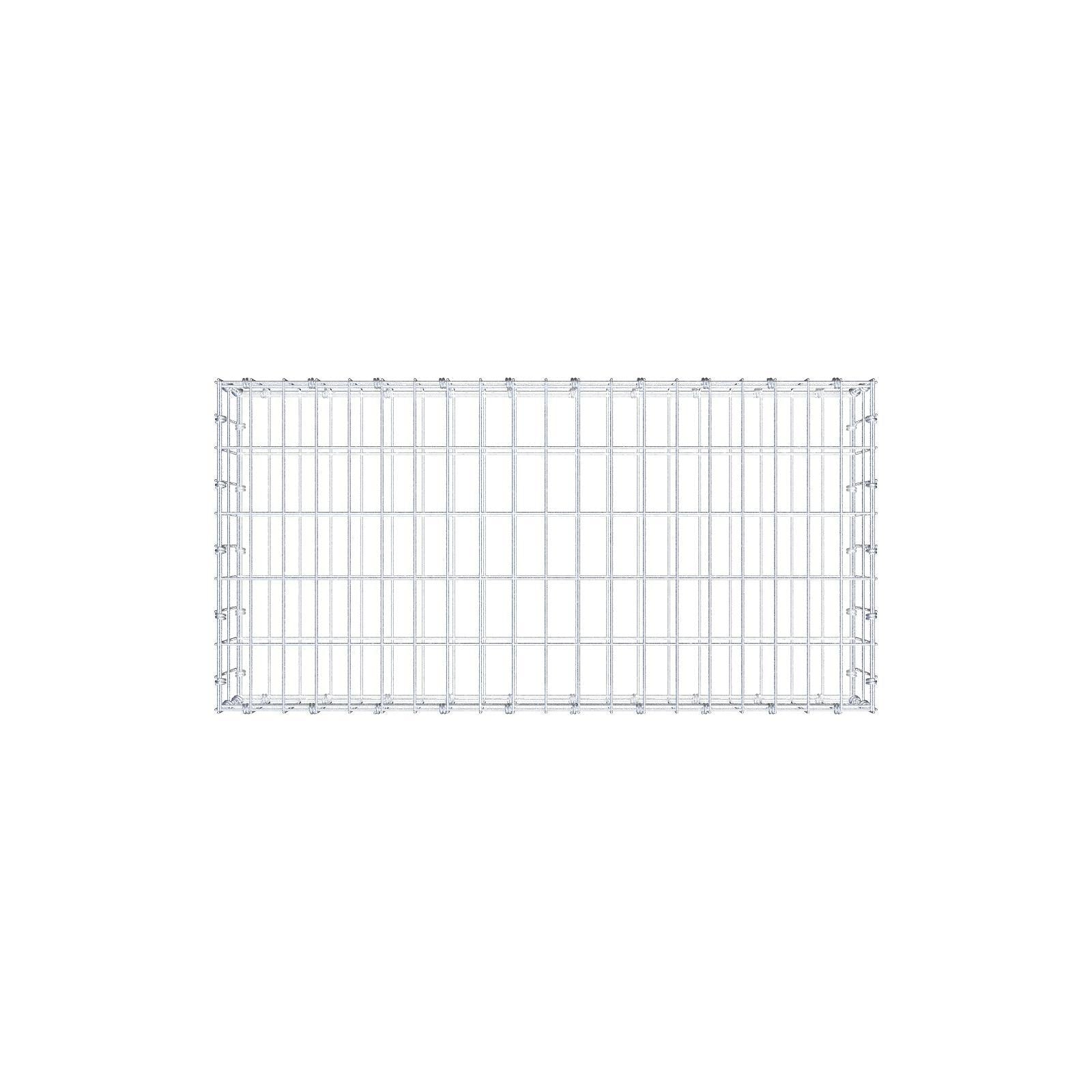 Gabião 100 cm x 20 cm x 50 cm (C x A x P), malhagem 5 x 10 cm, anel espiral