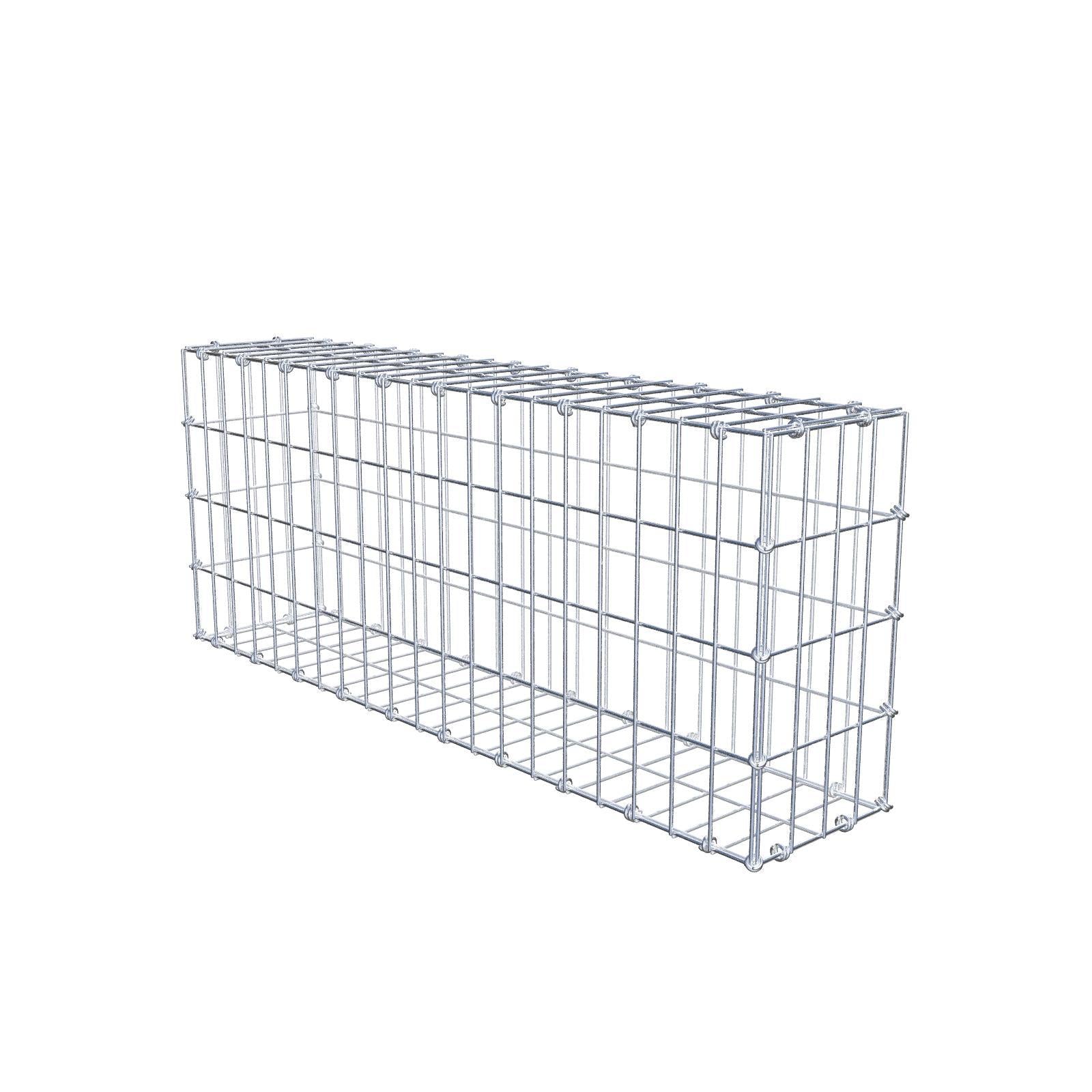 Schanskorf 100 cm x 40 cm x 20 cm (L x H x D), maaswijdte 5 x 10 cm, spiraalring